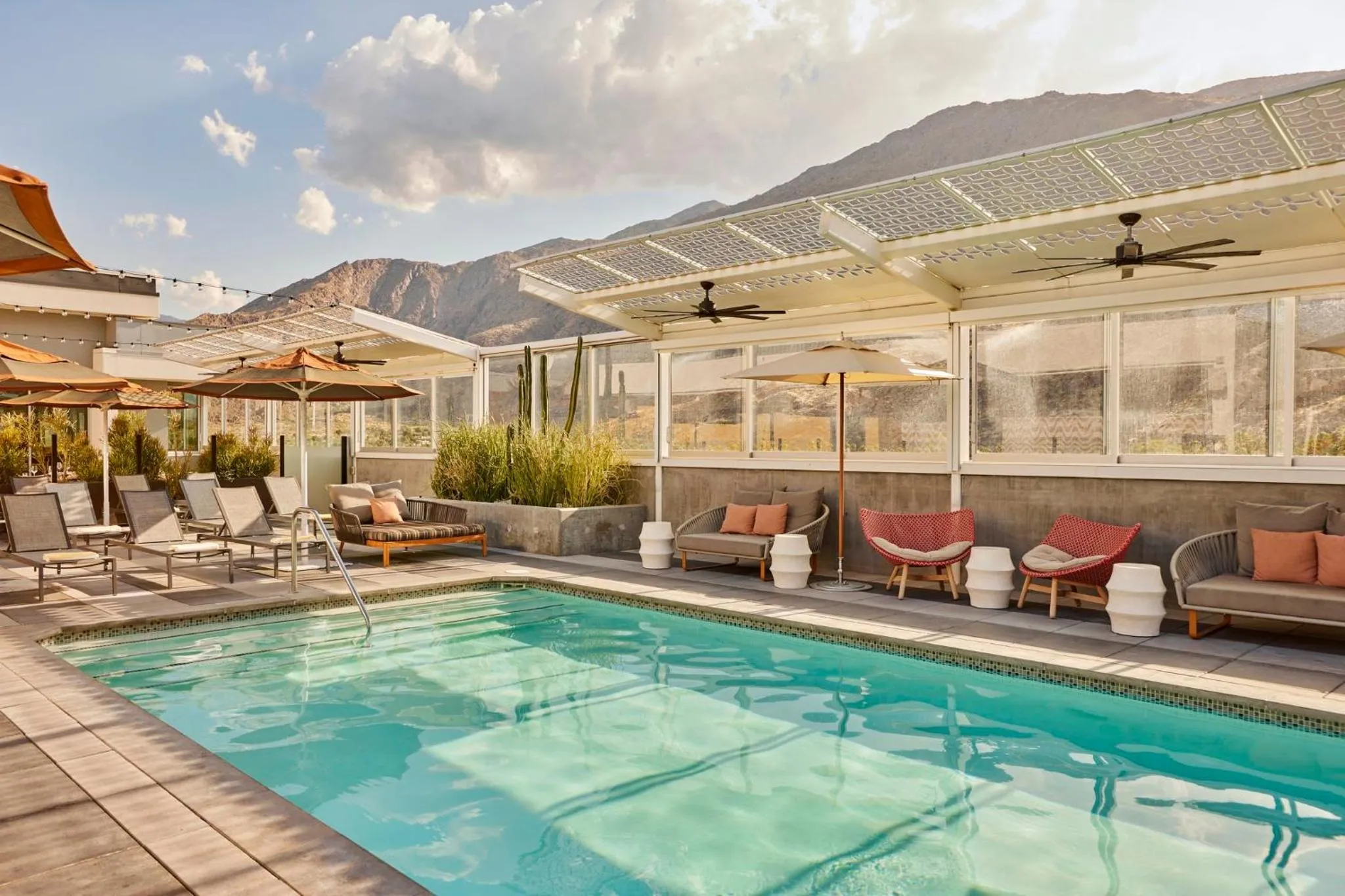 Swimming pool in Kimpton Rowan Palm Springs Hotel by IHG