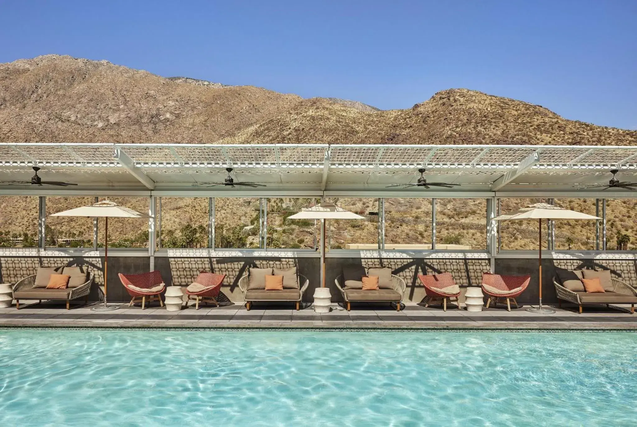 Swimming pool in Kimpton Rowan Palm Springs Hotel by IHG Swimming pool in Kimpton Rowan Palm Springs Hotel by IHG