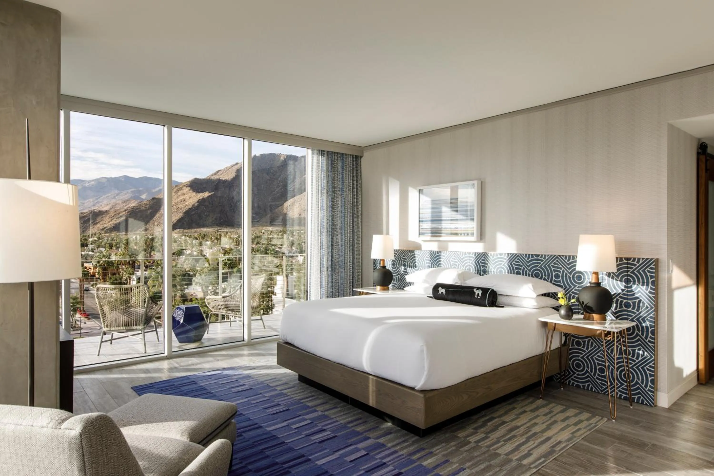 Bedroom, Bed in Kimpton Rowan Palm Springs Hotel by IHG