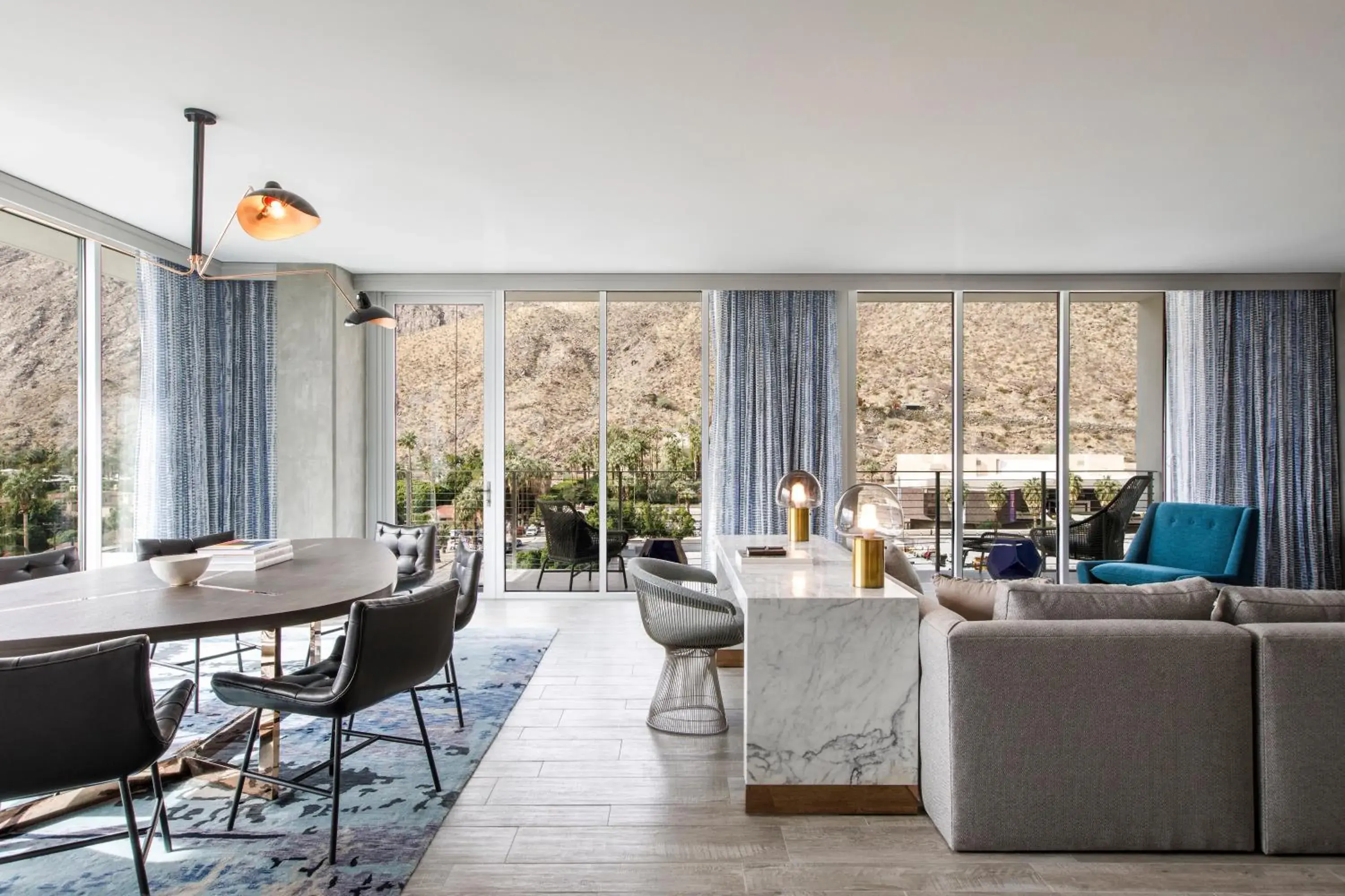 Bedroom in Kimpton Rowan Palm Springs Hotel by IHG Bedroom in Kimpton Rowan Palm Springs Hotel by IHG