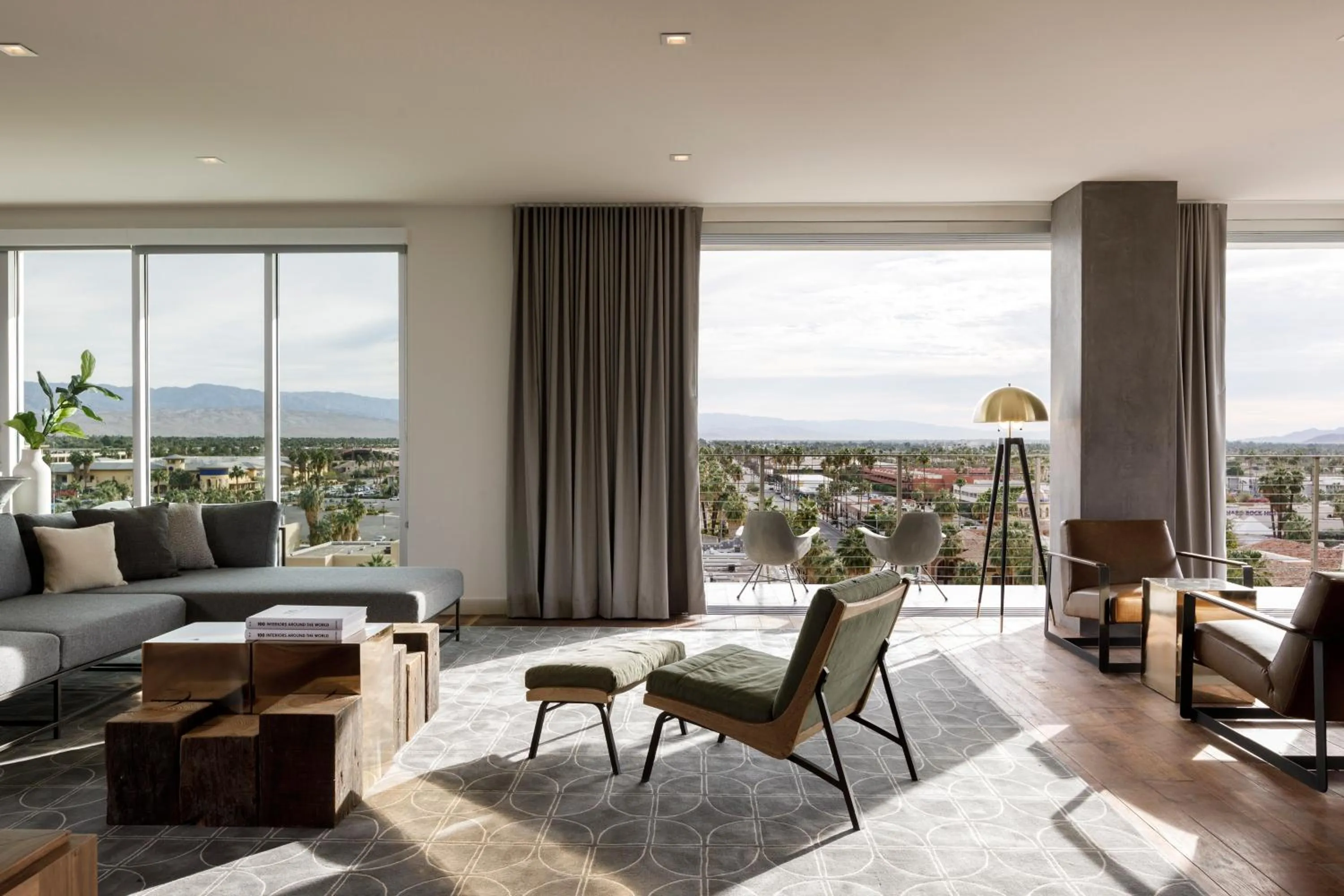 Bedroom in Kimpton Rowan Palm Springs Hotel by IHG