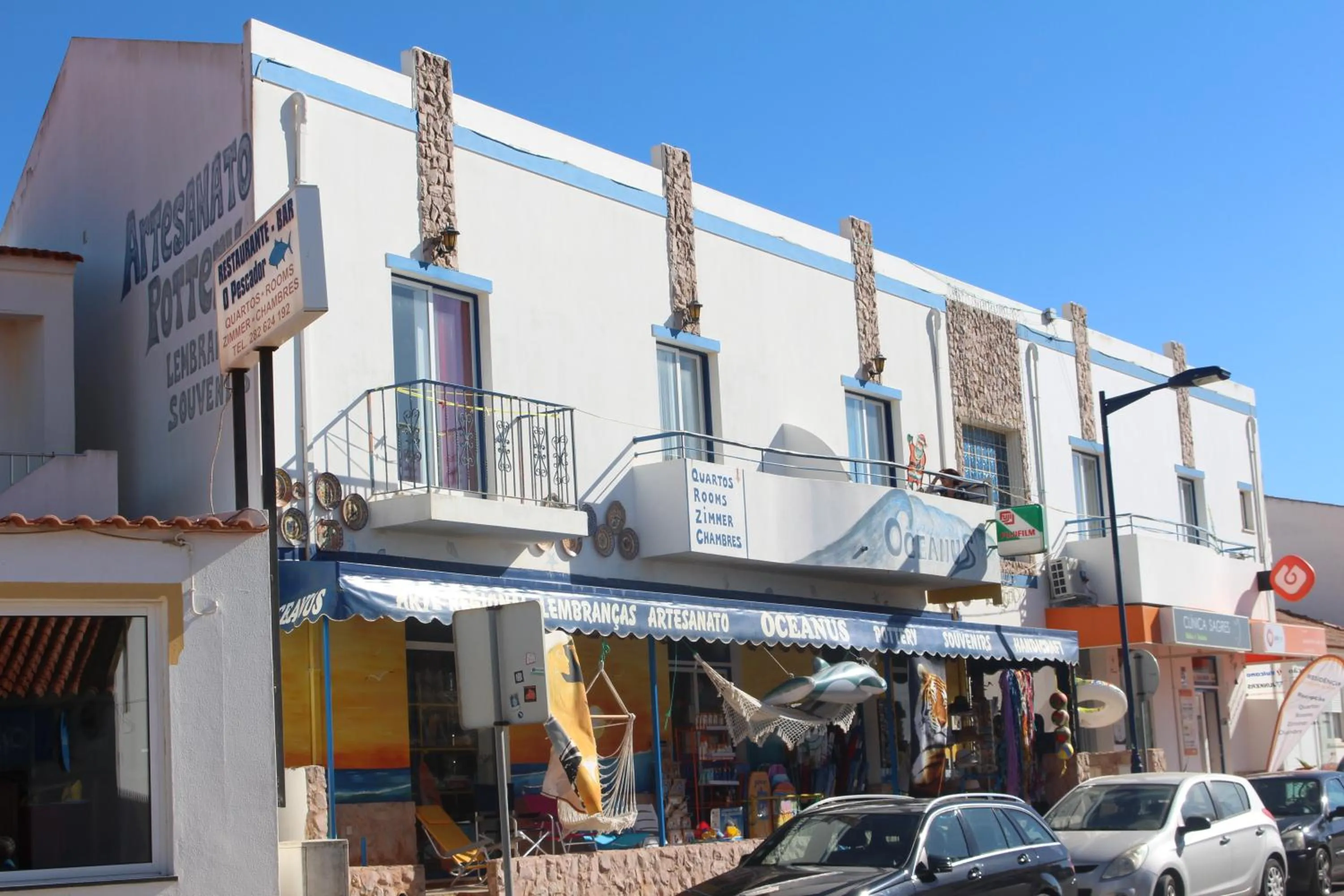 Facade/entrance in OCEANUS ROOM With private kitchen, bathroom and terrace 300m from the beach