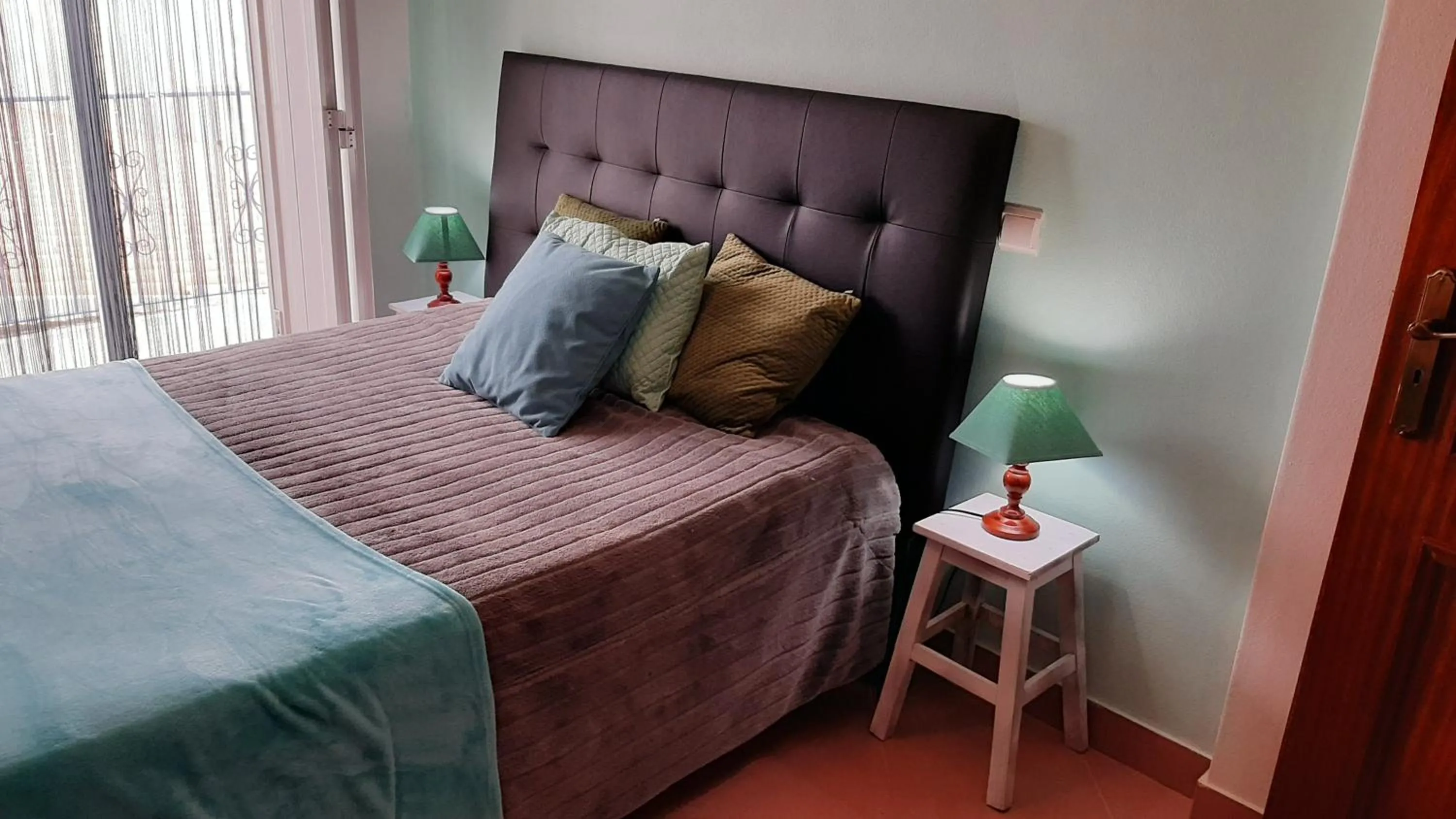 Bed in OCEANUS ROOM With private kitchen, bathroom and terrace 300m from the beach