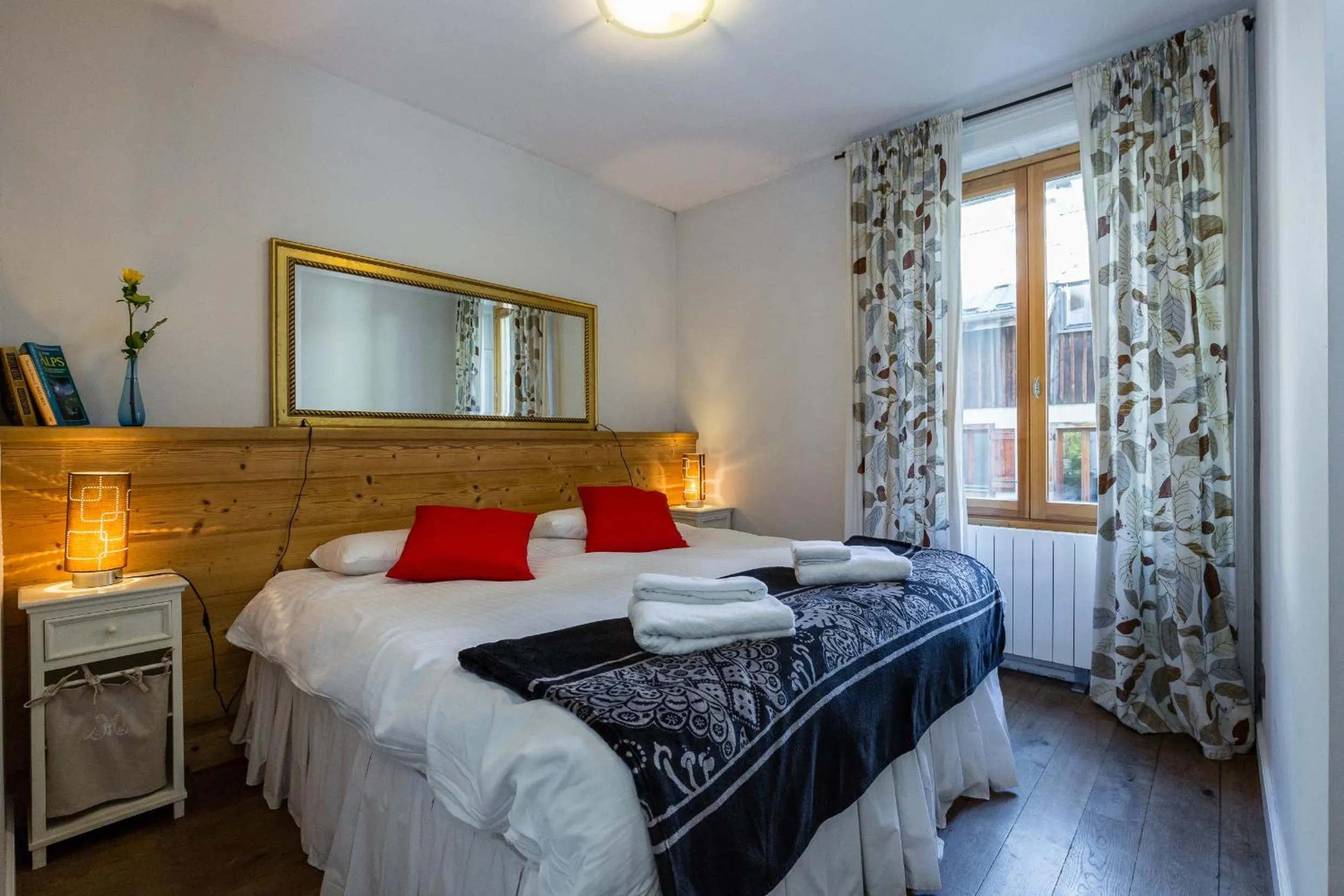 Bed in Lodge aux Praz