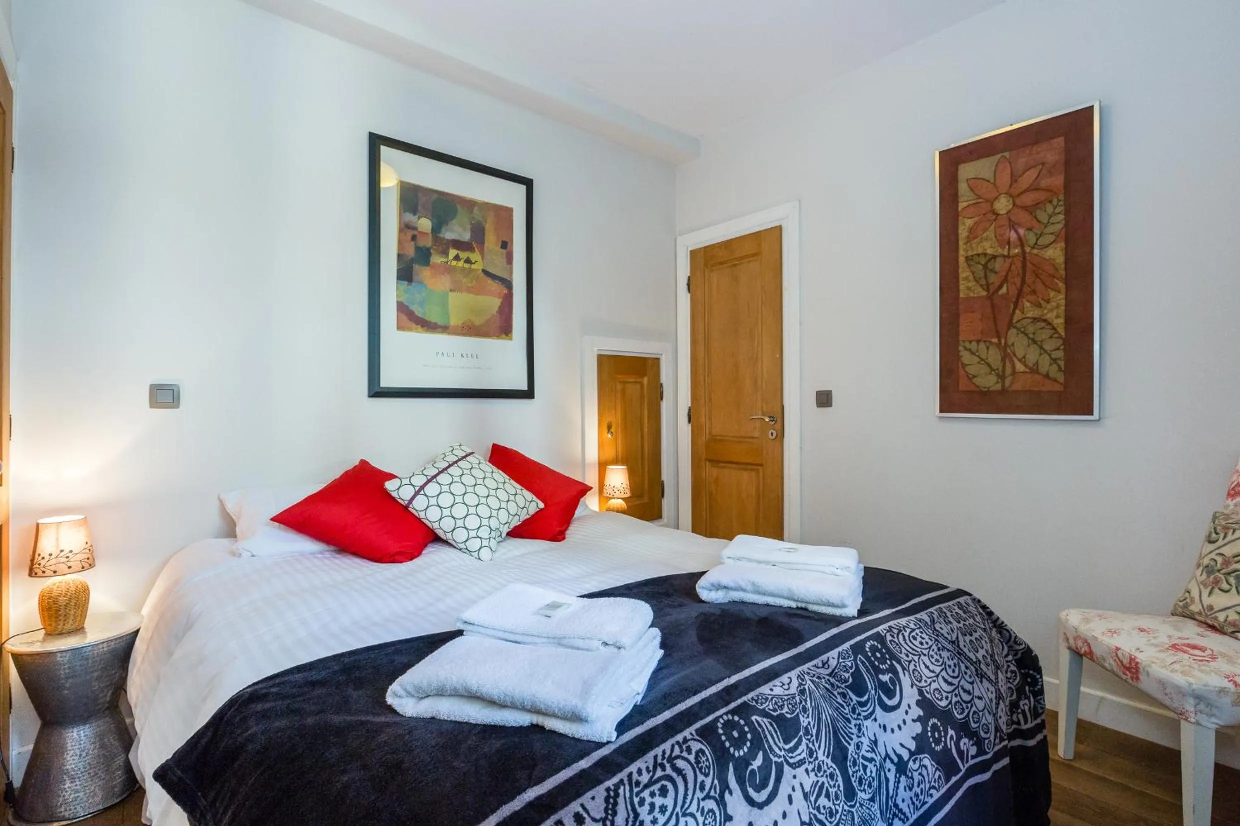 Bed in Lodge aux Praz