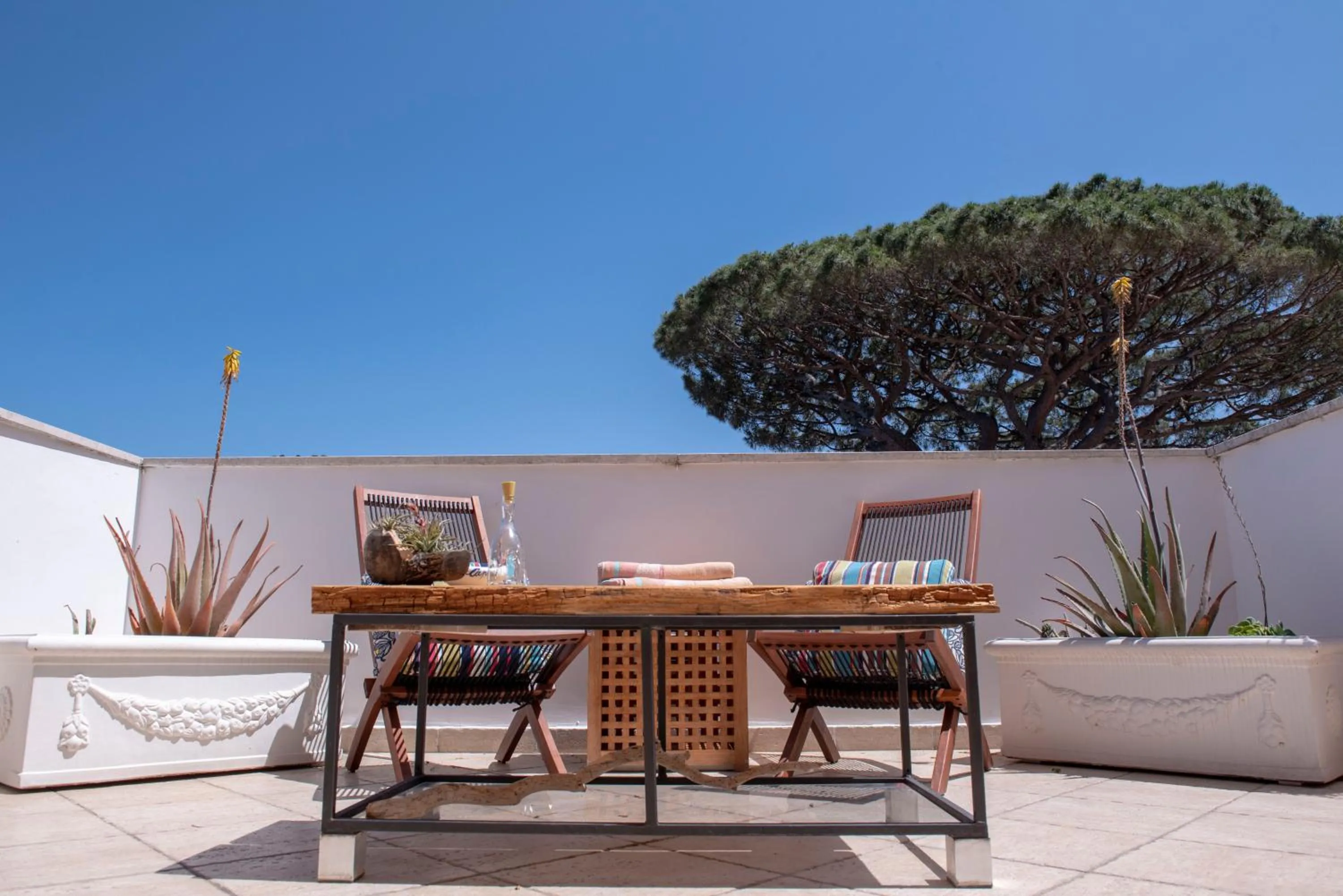 Patio in B&B Punta Vivara