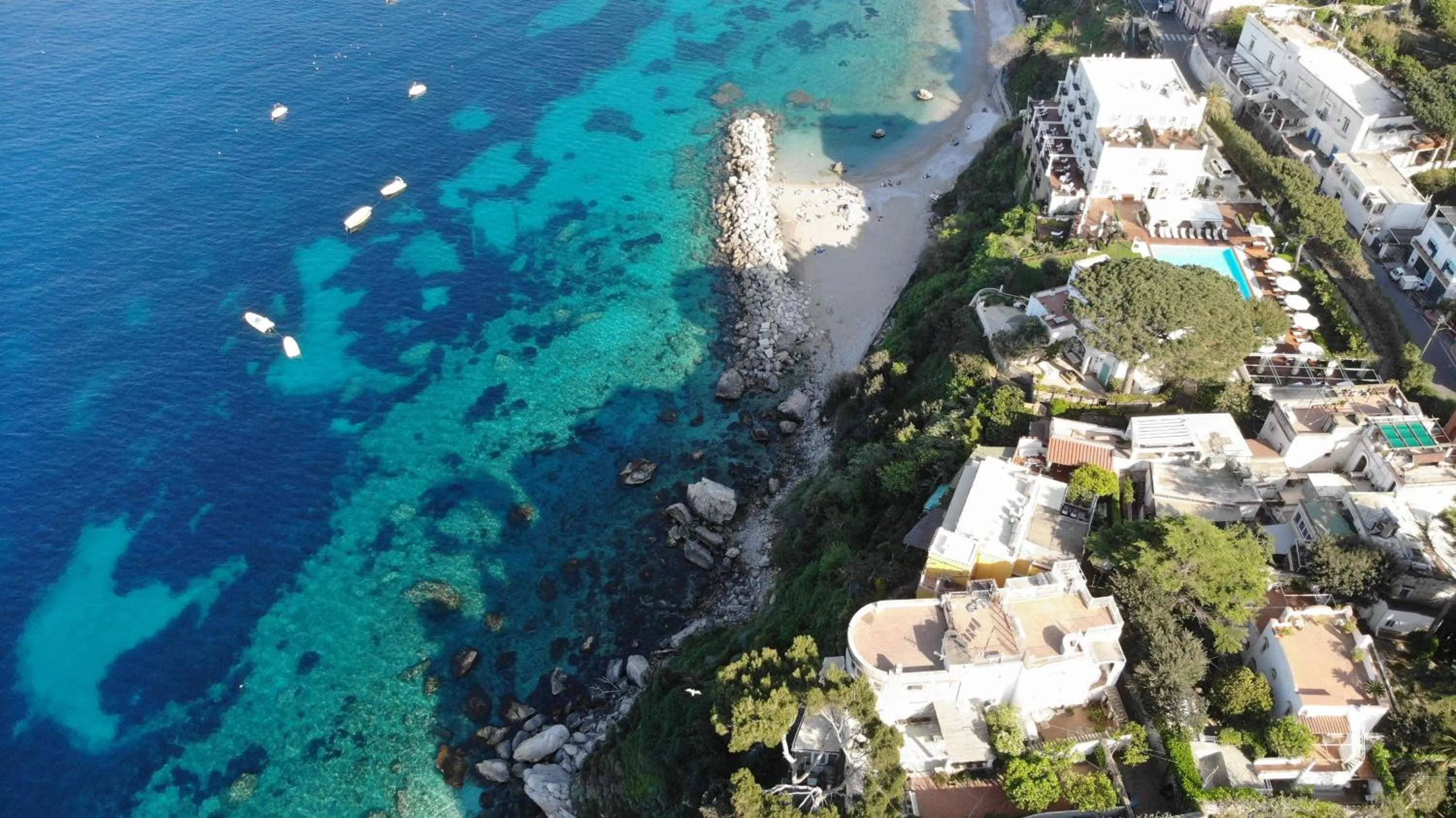 Sea view in B&B Punta Vivara