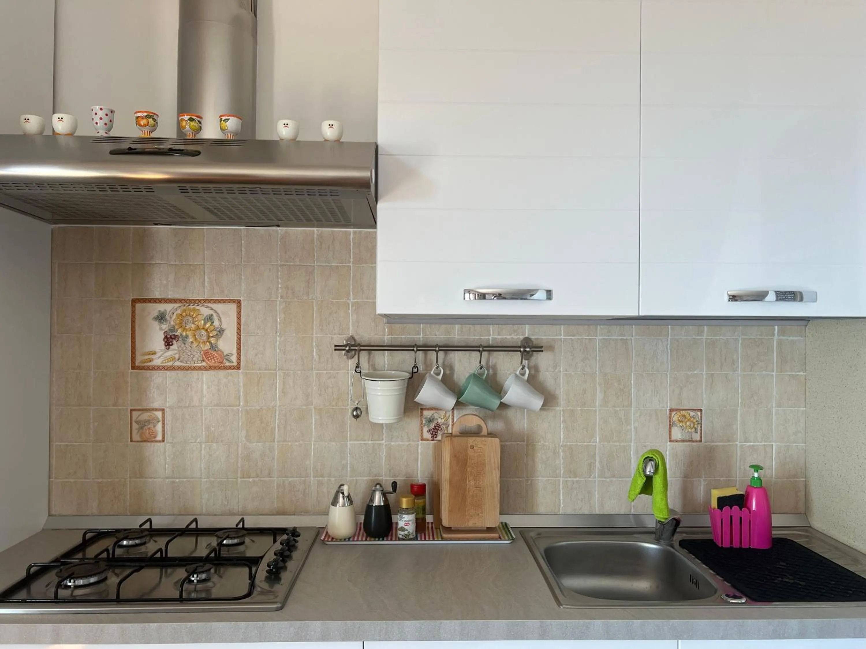 Kitchen or kitchenette in B&B Villa Reginella