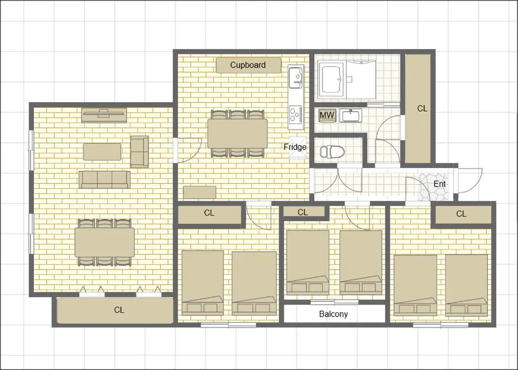 M-Haneda Lex Apartment 137sqm 3BDR Max24 PPL 1min from Sta FreeParking