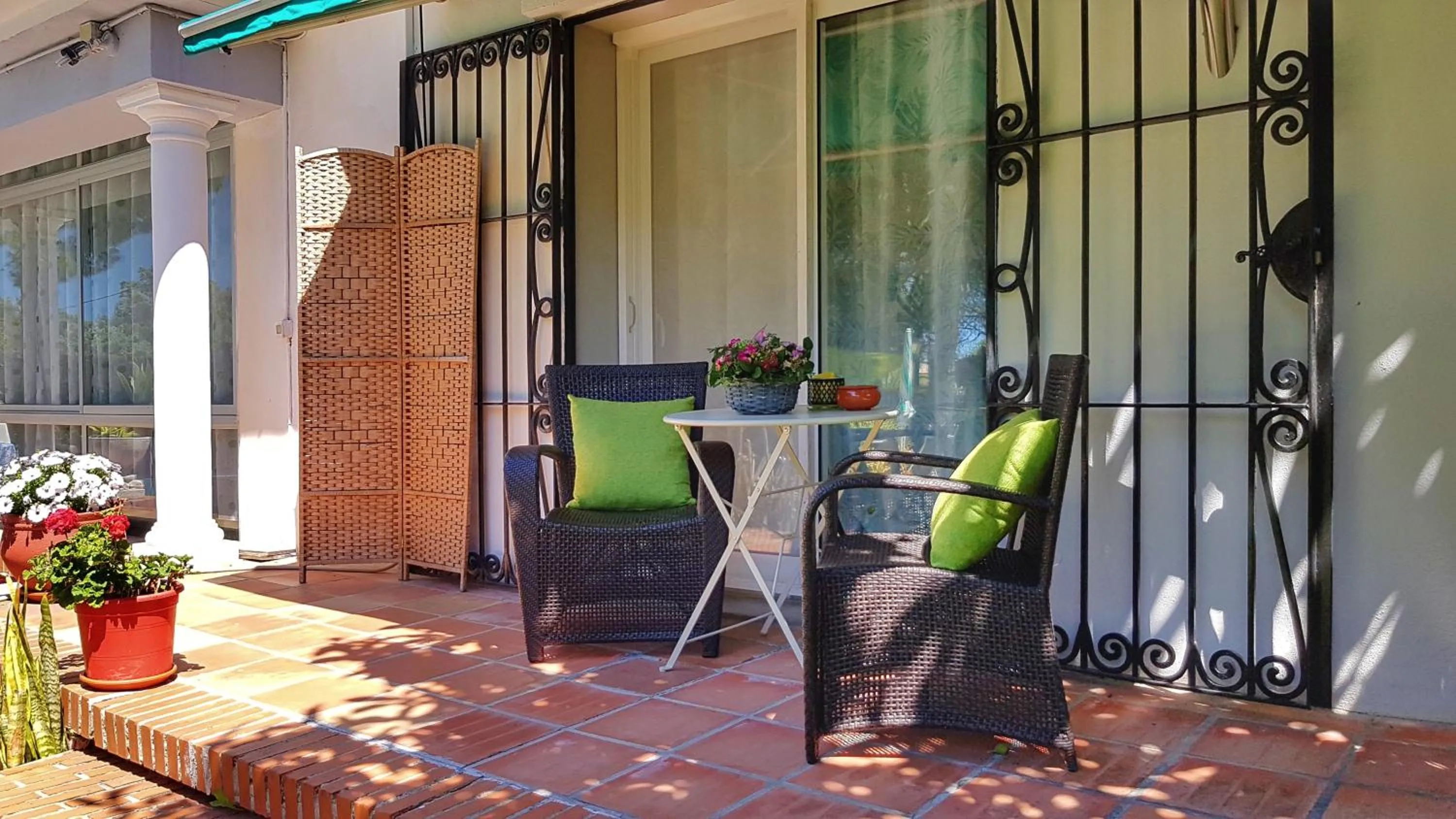 Balcony/Terrace in El Nácar Bed & Breakfast