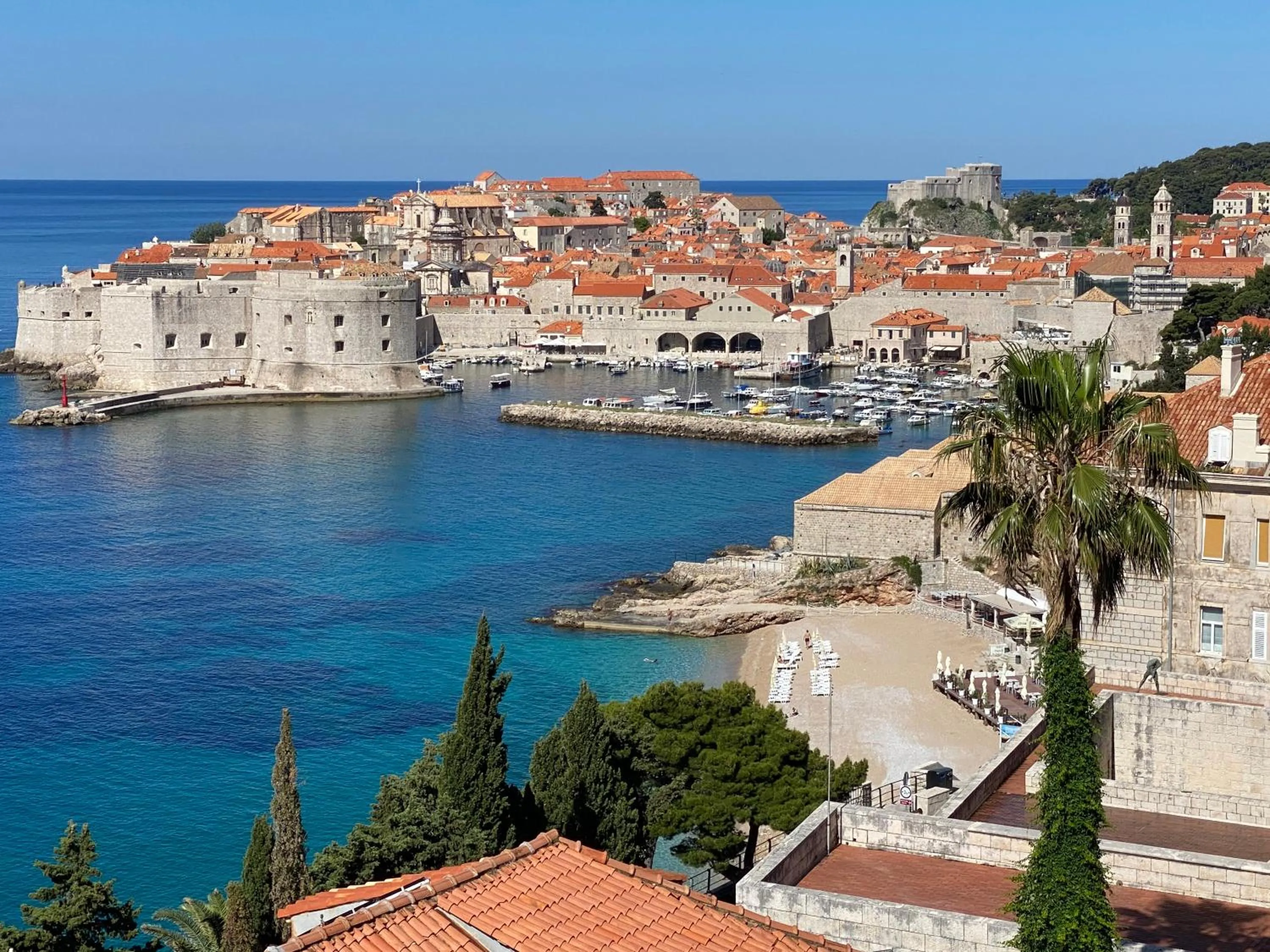 Beach in Pearl of Adriatic
