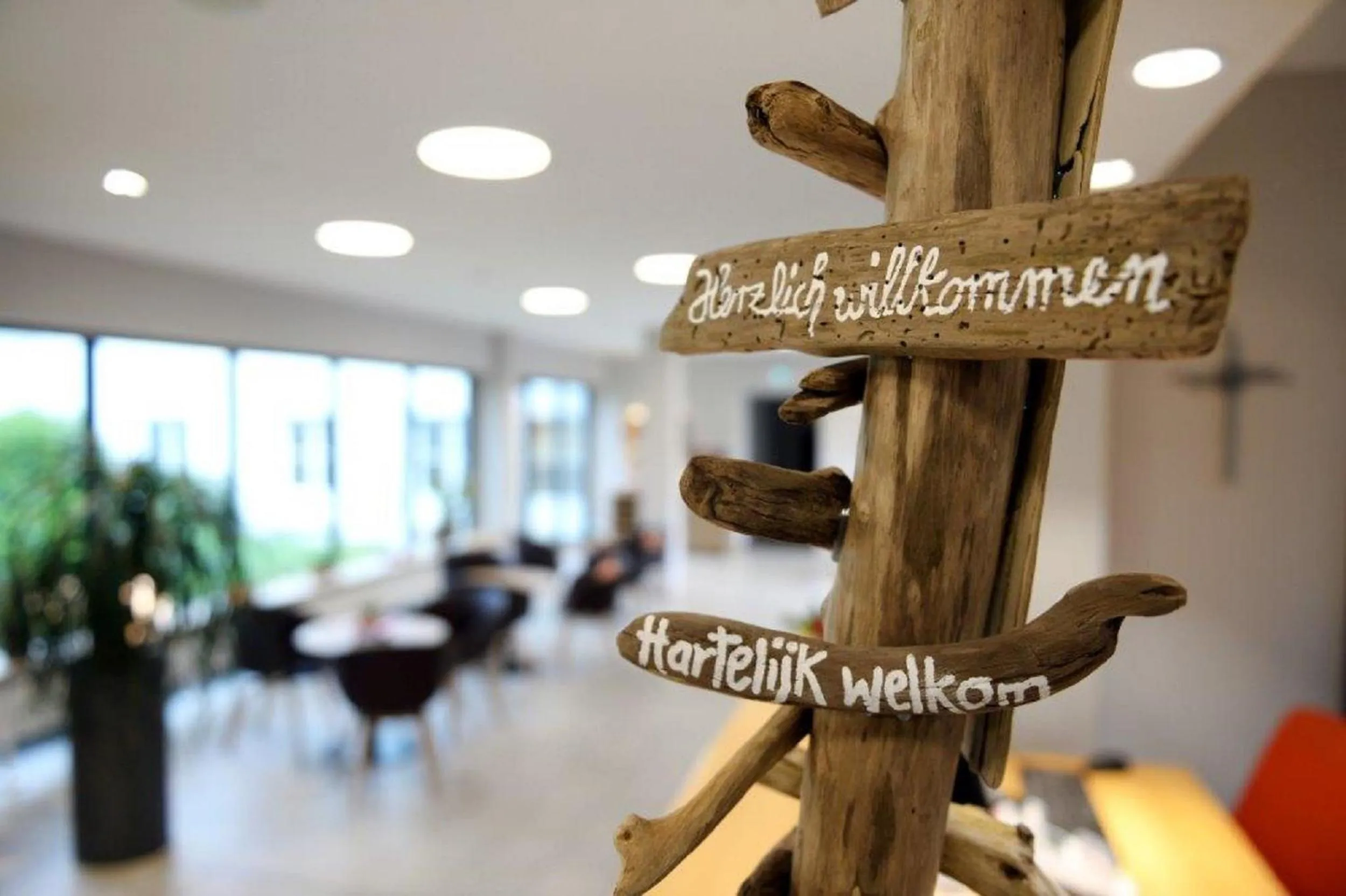 Lobby or reception in Gästehaus St Theresia Bodensee