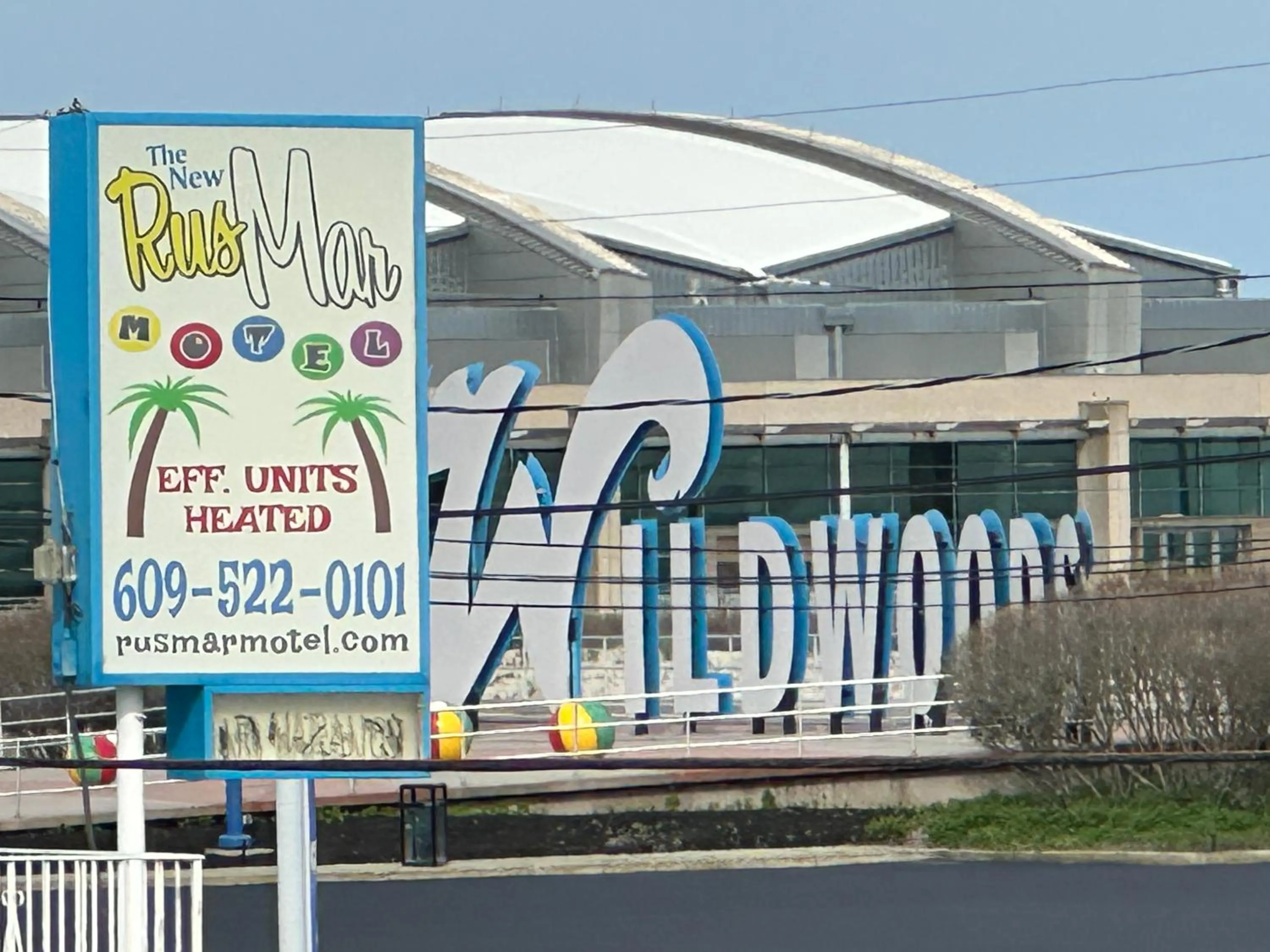 Property building in Rus Mar Motel Wildwood Beach & Boardwalk