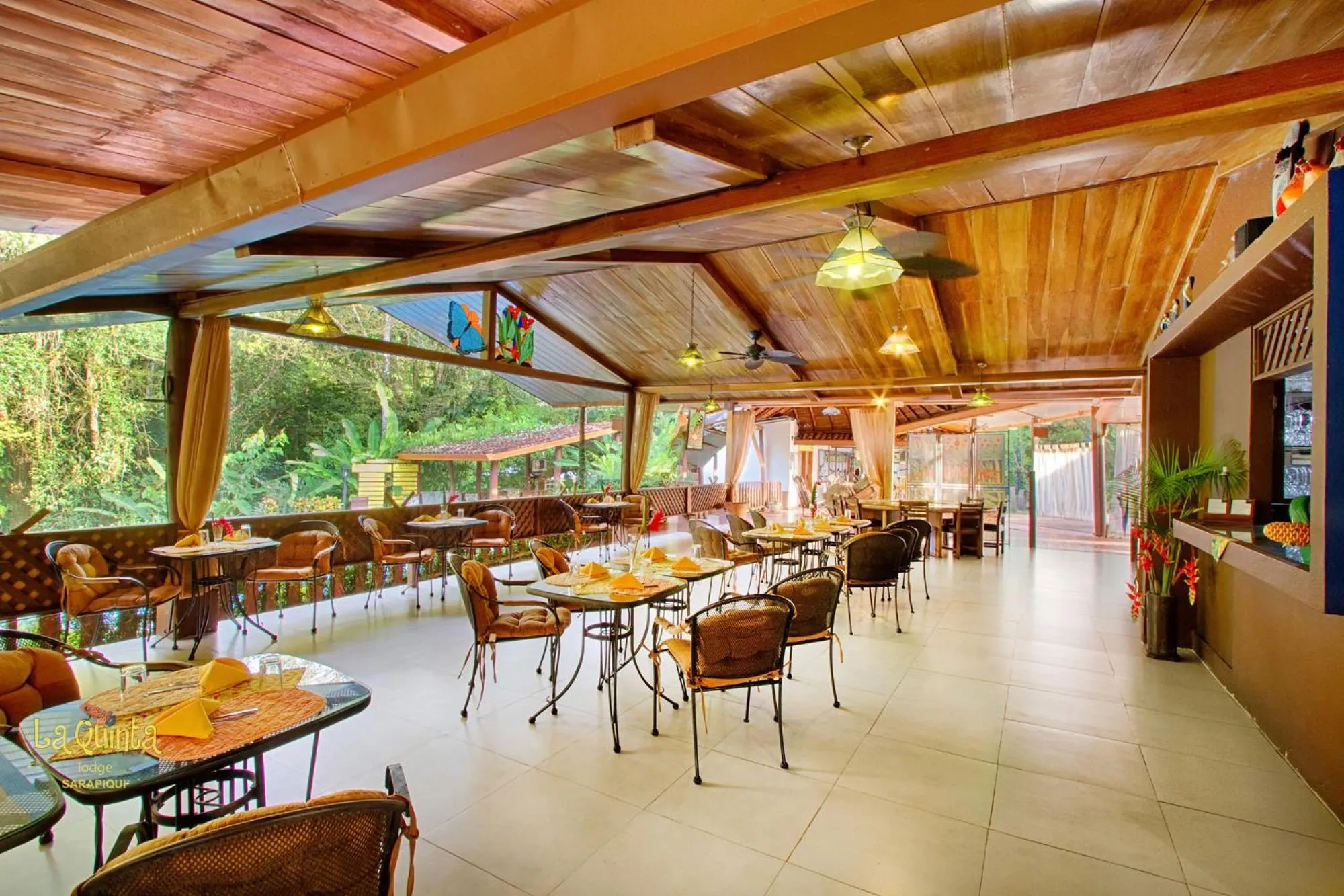 Restaurant/places to eat in La Quinta Sarapiqui Lodge