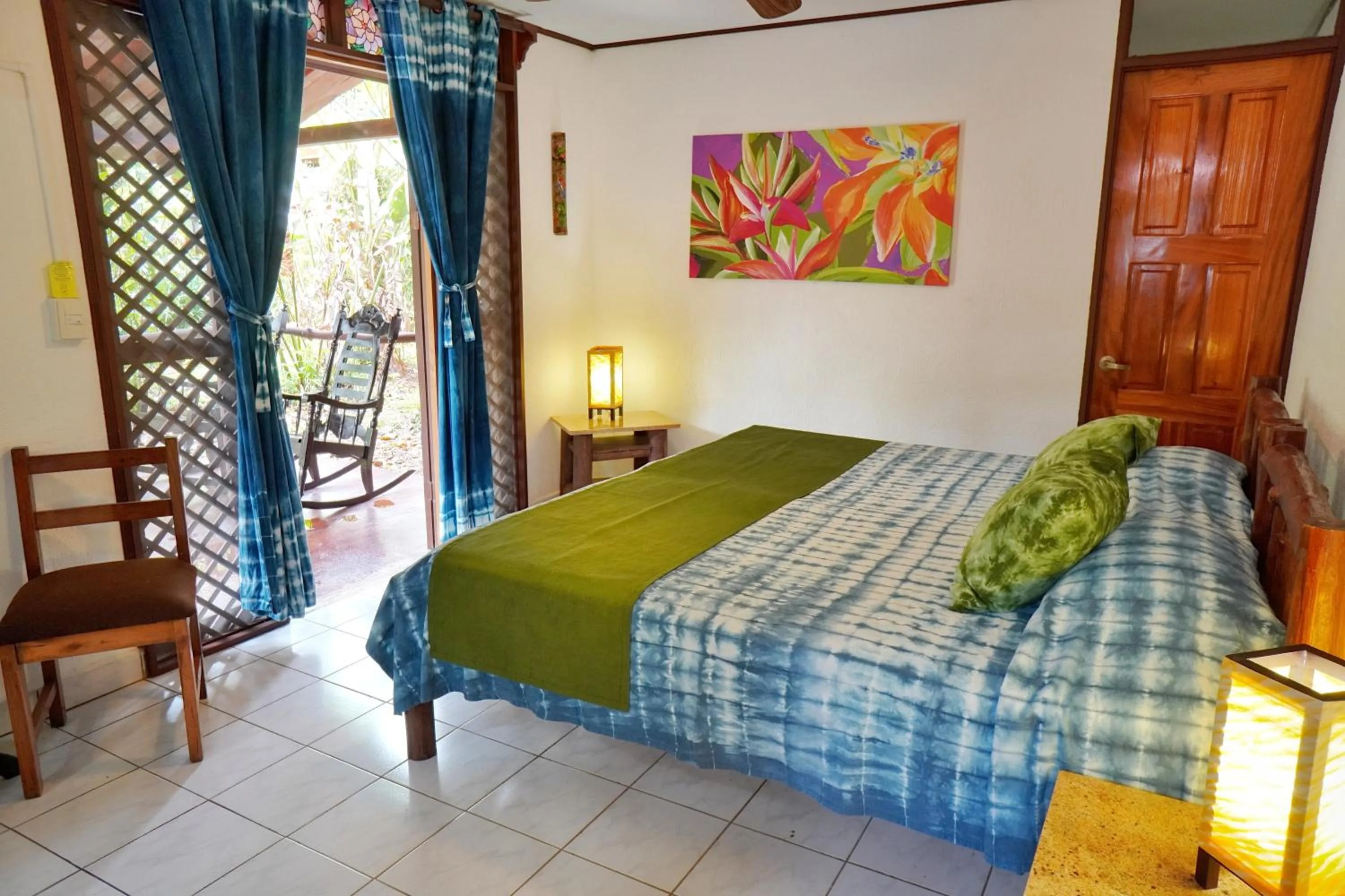 Bed in La Quinta Sarapiqui Lodge