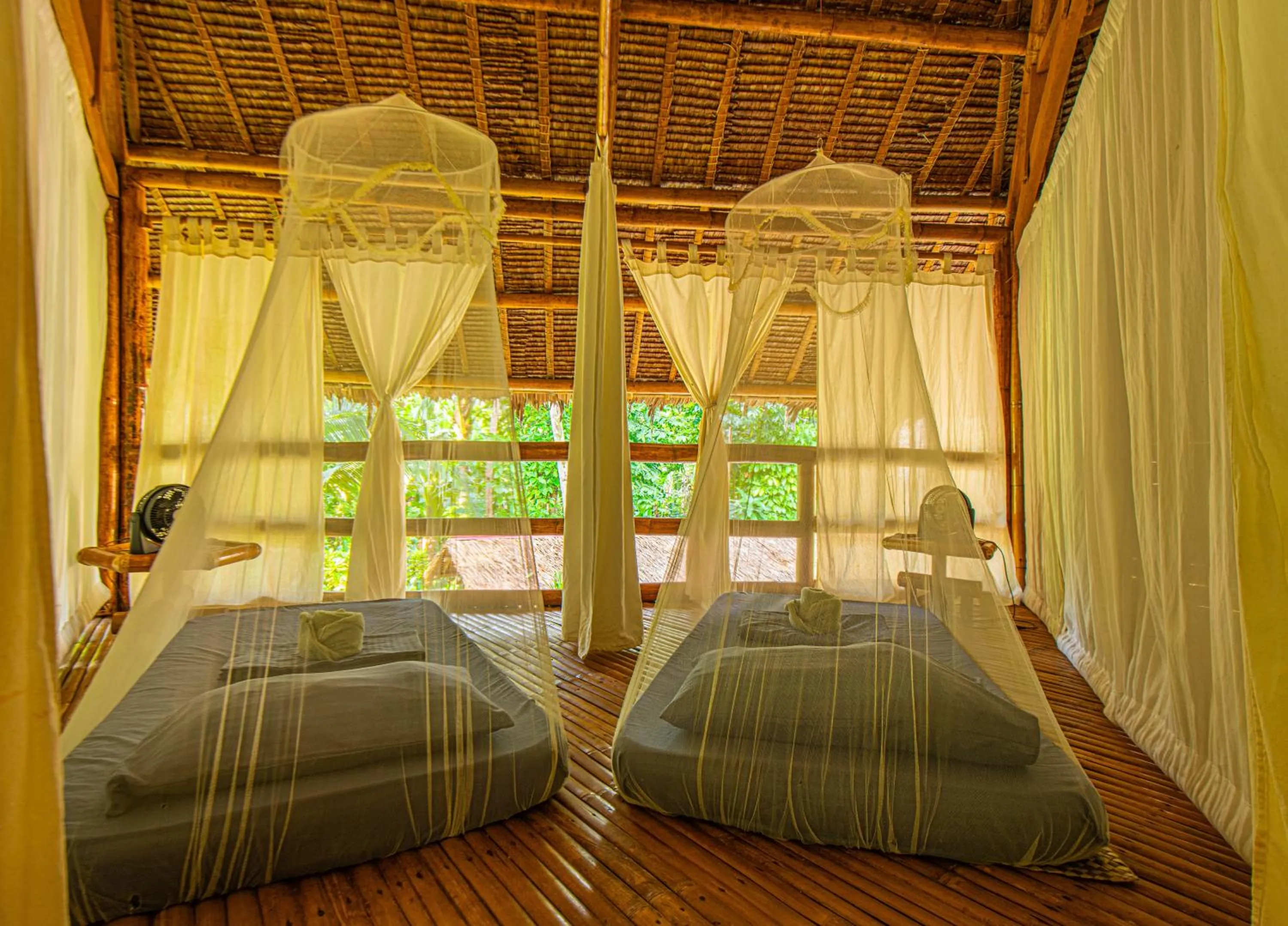 Bed in Water to Forest Ecolodge