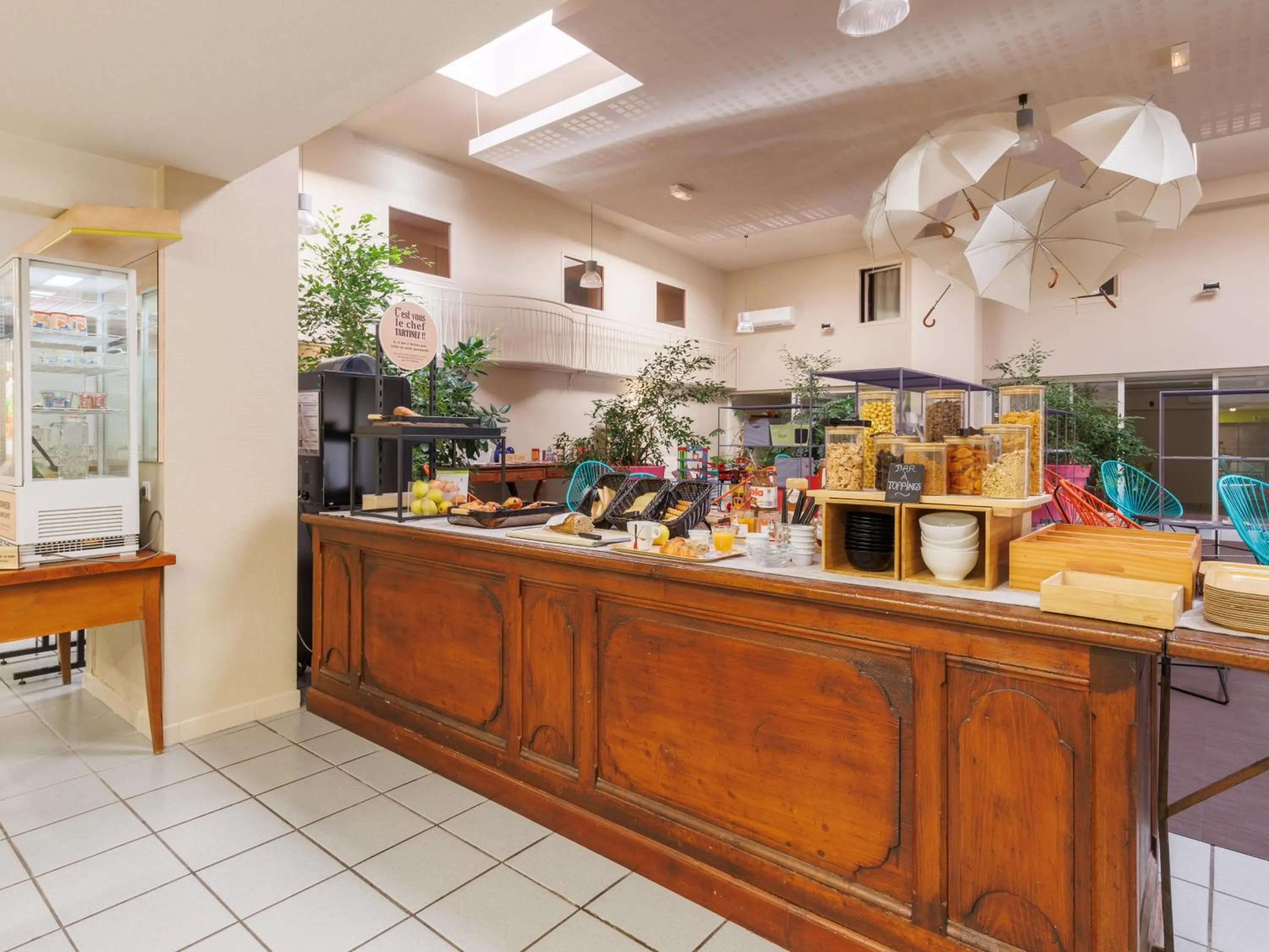 Continental breakfast in B&B HOTEL Aurillac Le Lioran