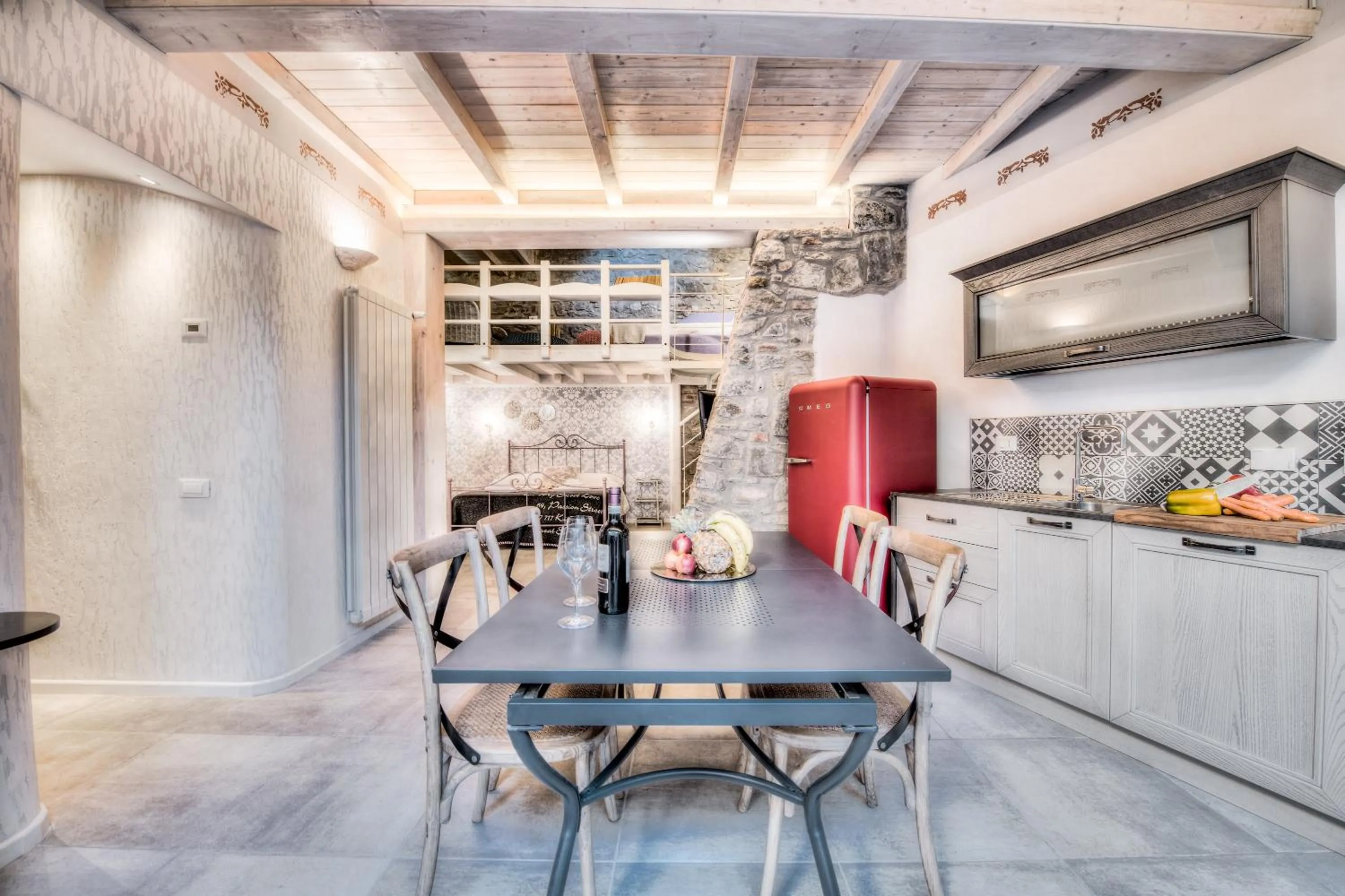 Kitchen or kitchenette in Giglio Apartments by Mmega