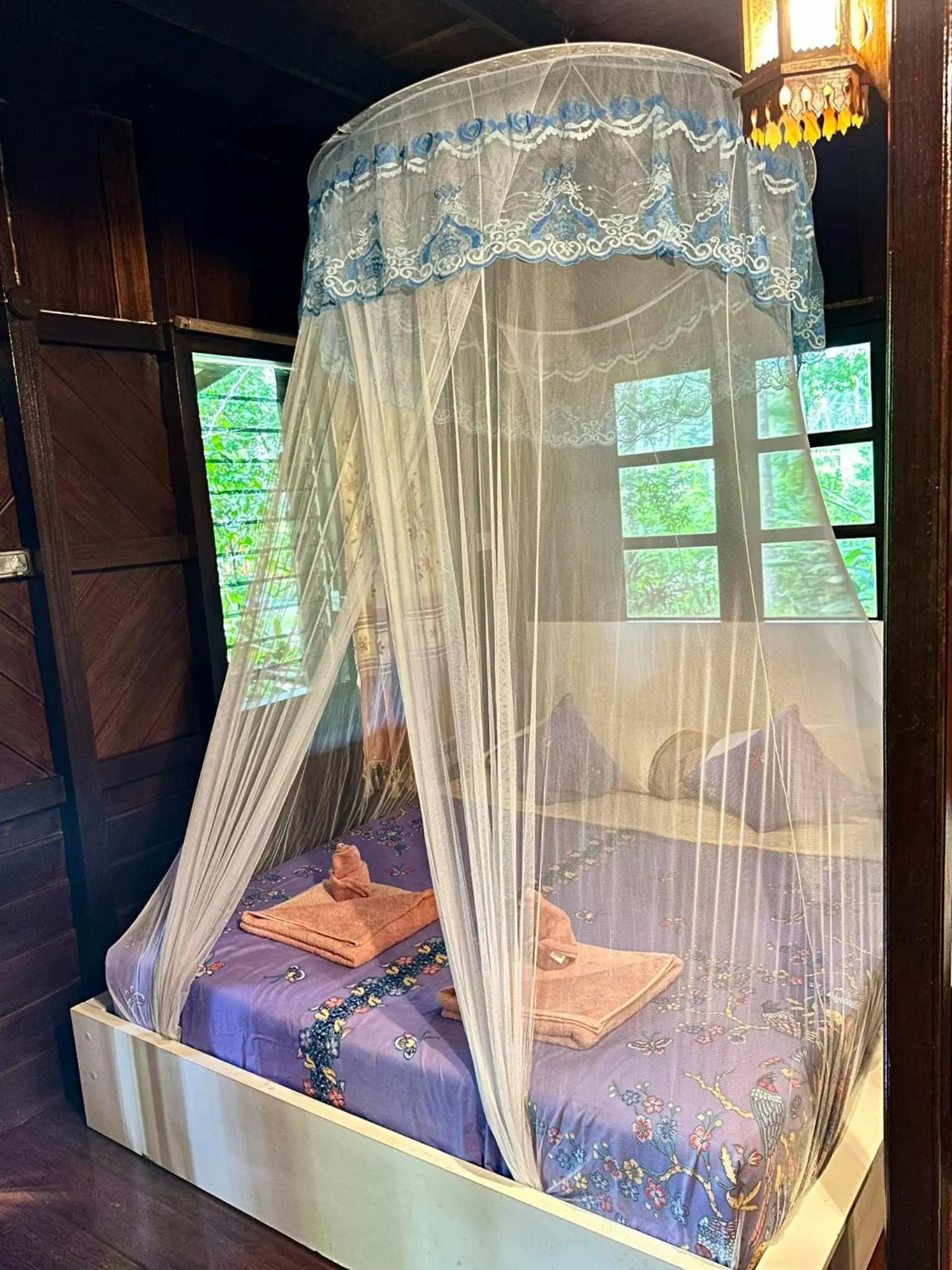 Bed in Sabai Corner Bungalows - SHA Extra Plus