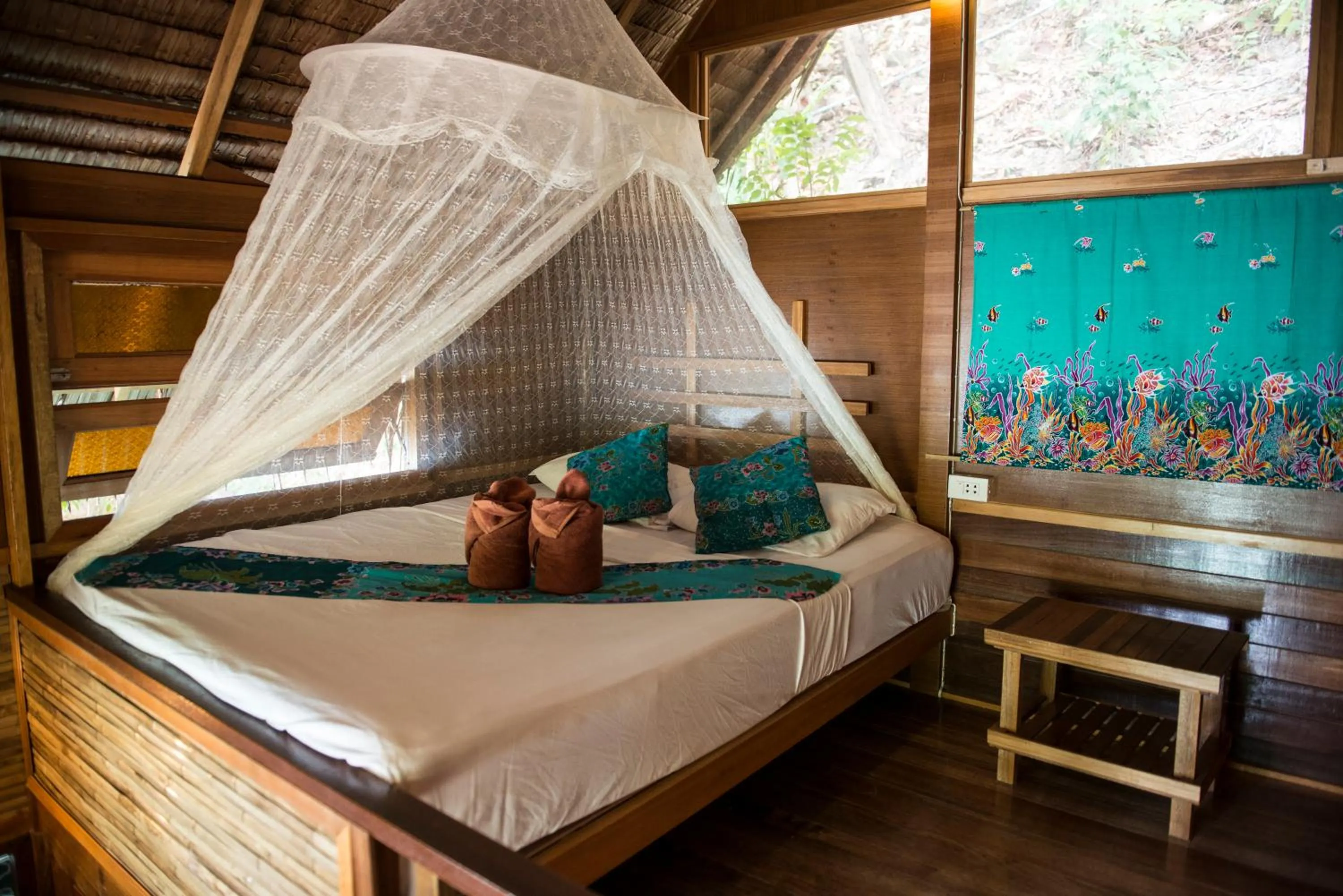 Bedroom, Bed in Sabai Corner Bungalows - SHA Extra Plus