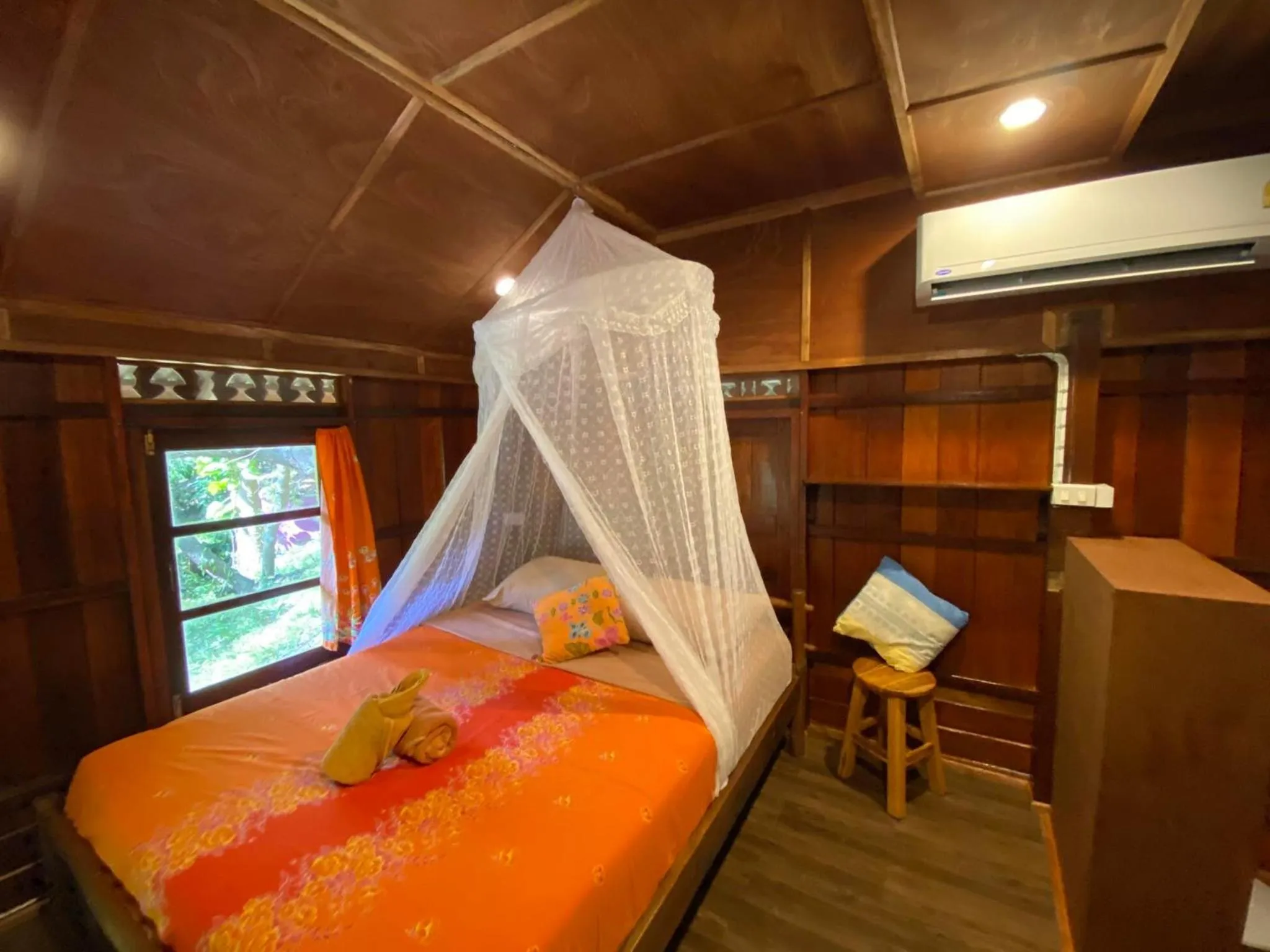 Bed in Sabai Corner Bungalows - SHA Extra Plus