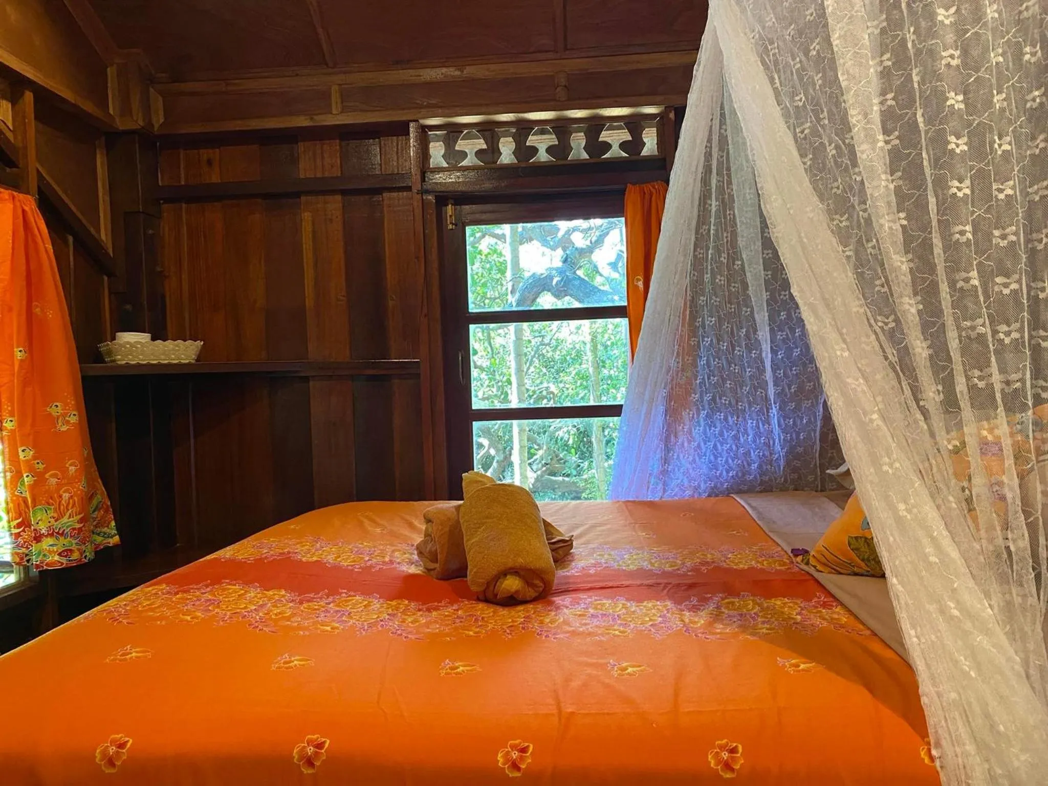 Bed in Sabai Corner Bungalows - SHA Extra Plus