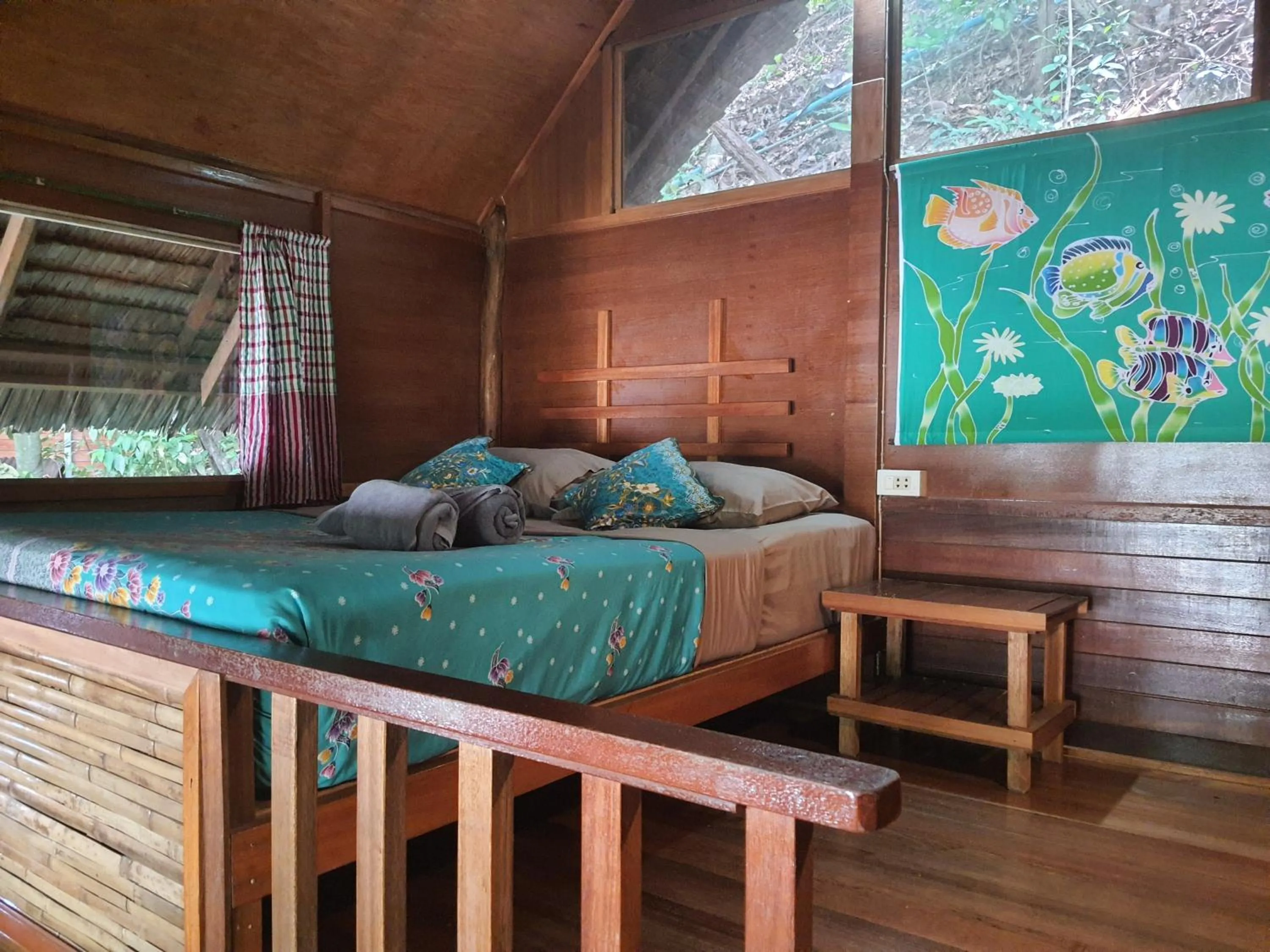 Bed in Sabai Corner Bungalows - SHA Extra Plus