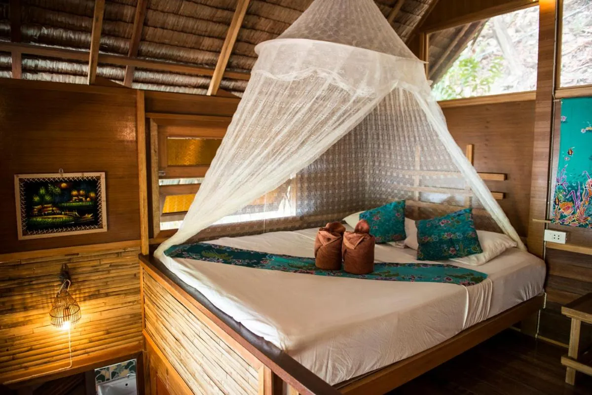 Bed in Sabai Corner Bungalows - SHA Extra Plus