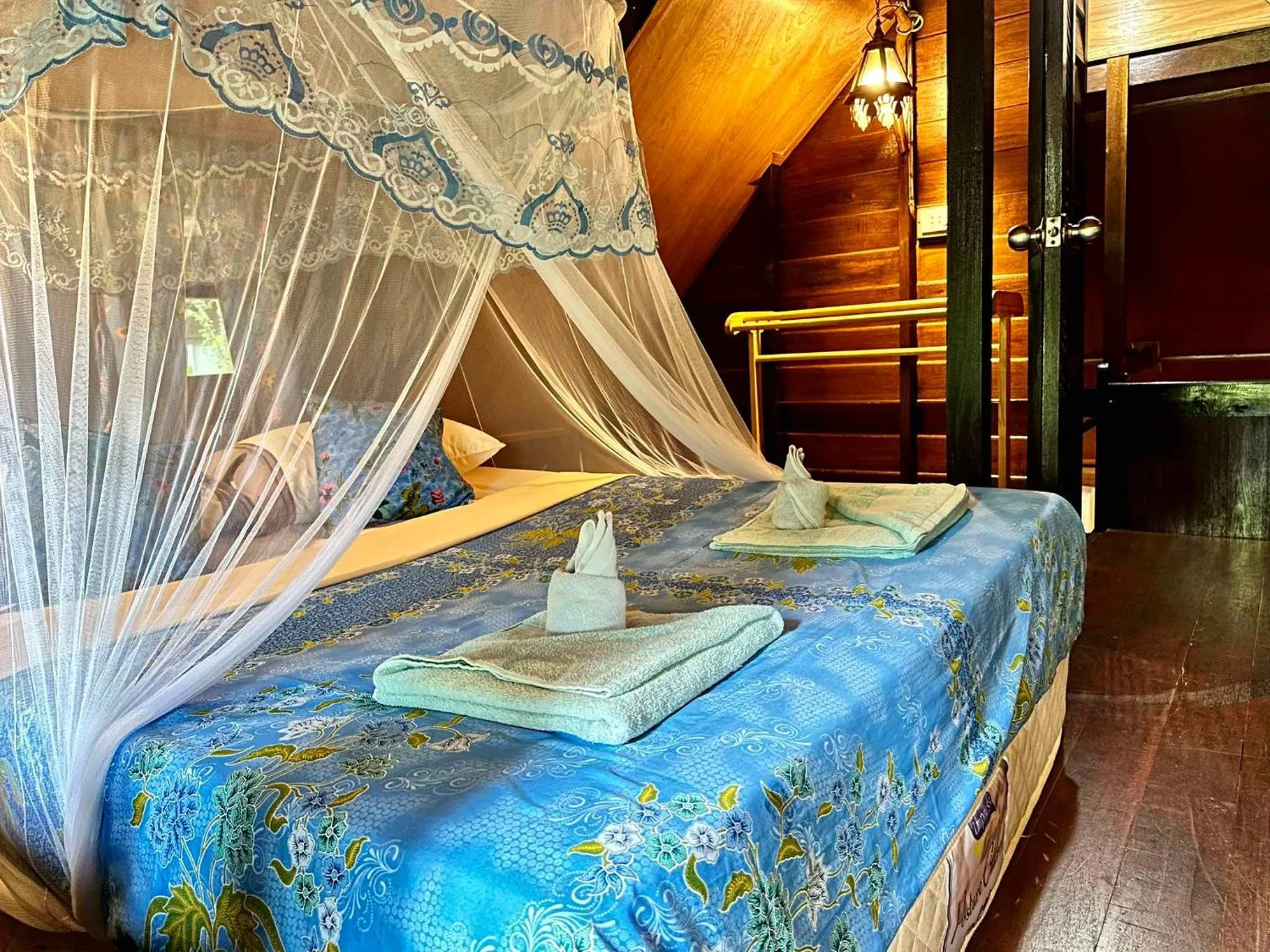 Bed in Sabai Corner Bungalows - SHA Extra Plus