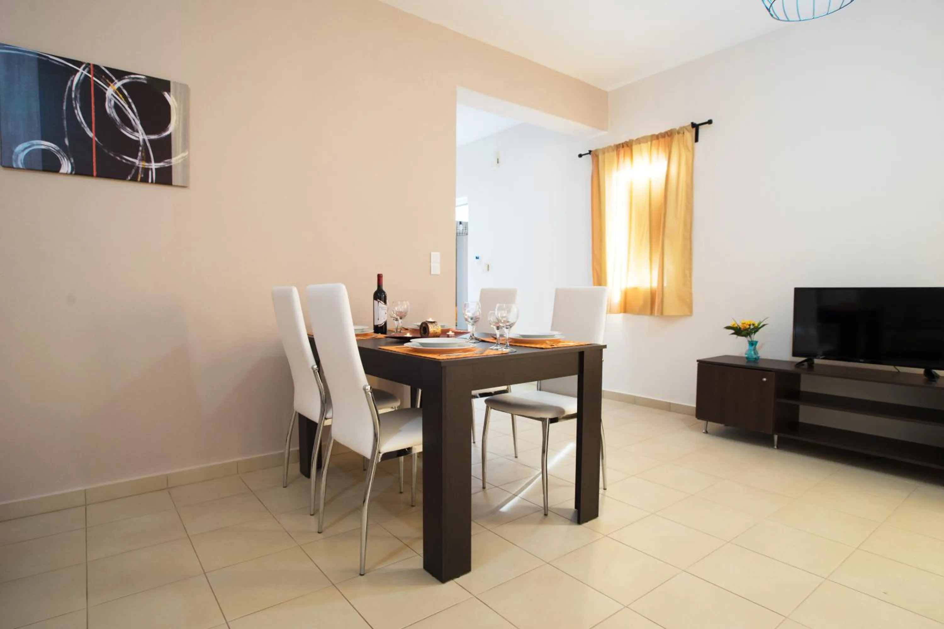 Living room in Naiades Luxury Apartments