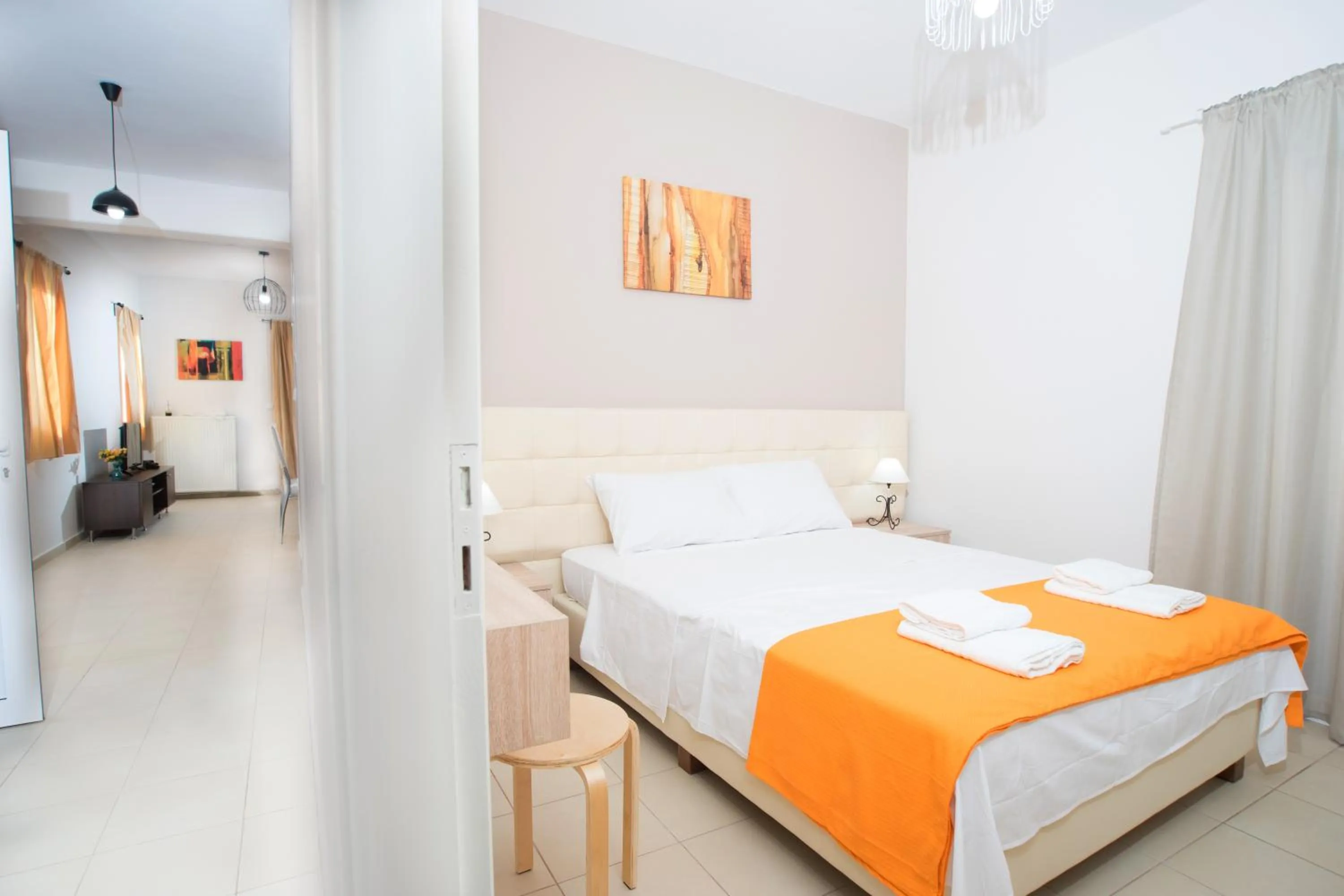 Bedroom in Naiades Luxury Apartments