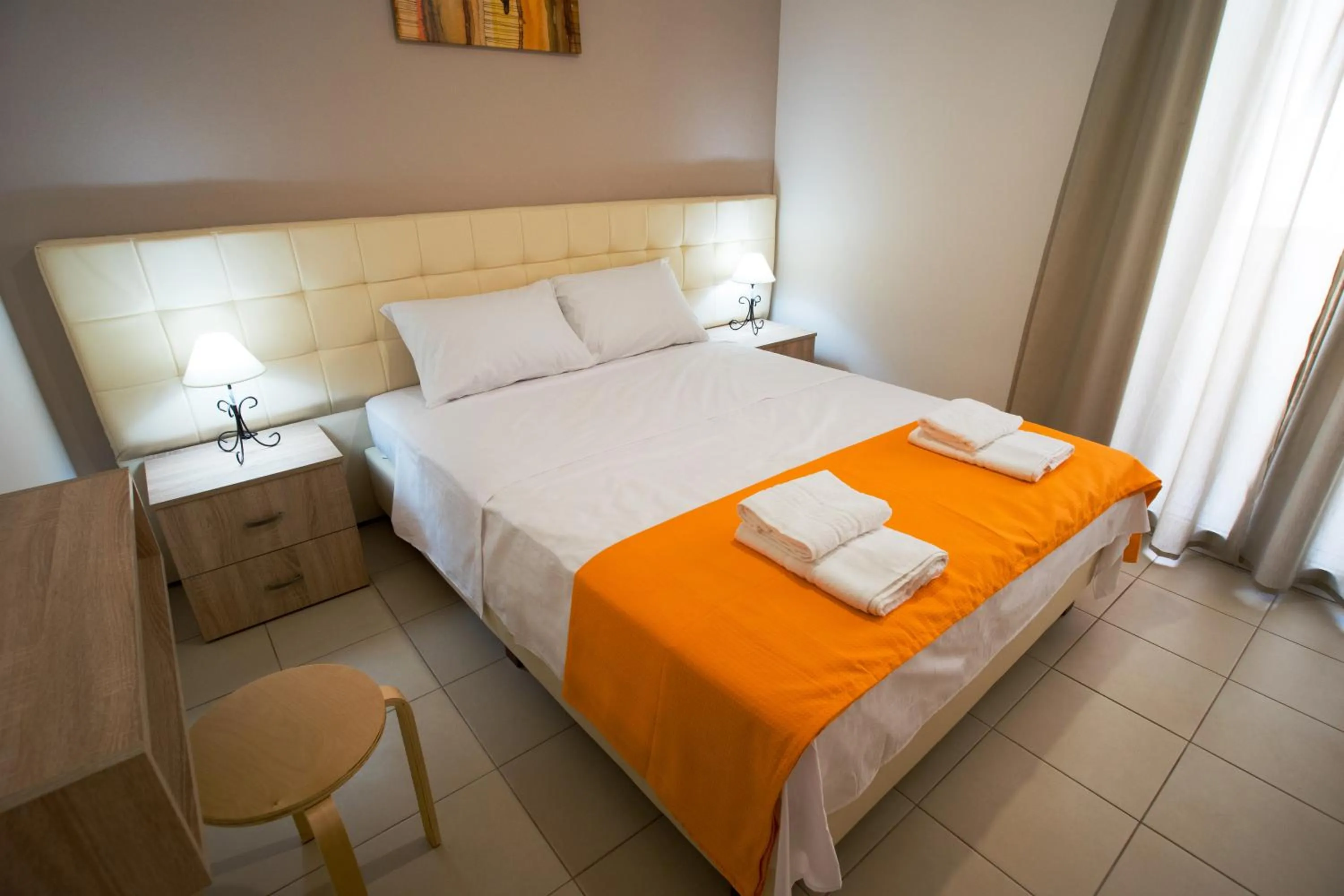 Bedroom in Naiades Luxury Apartments