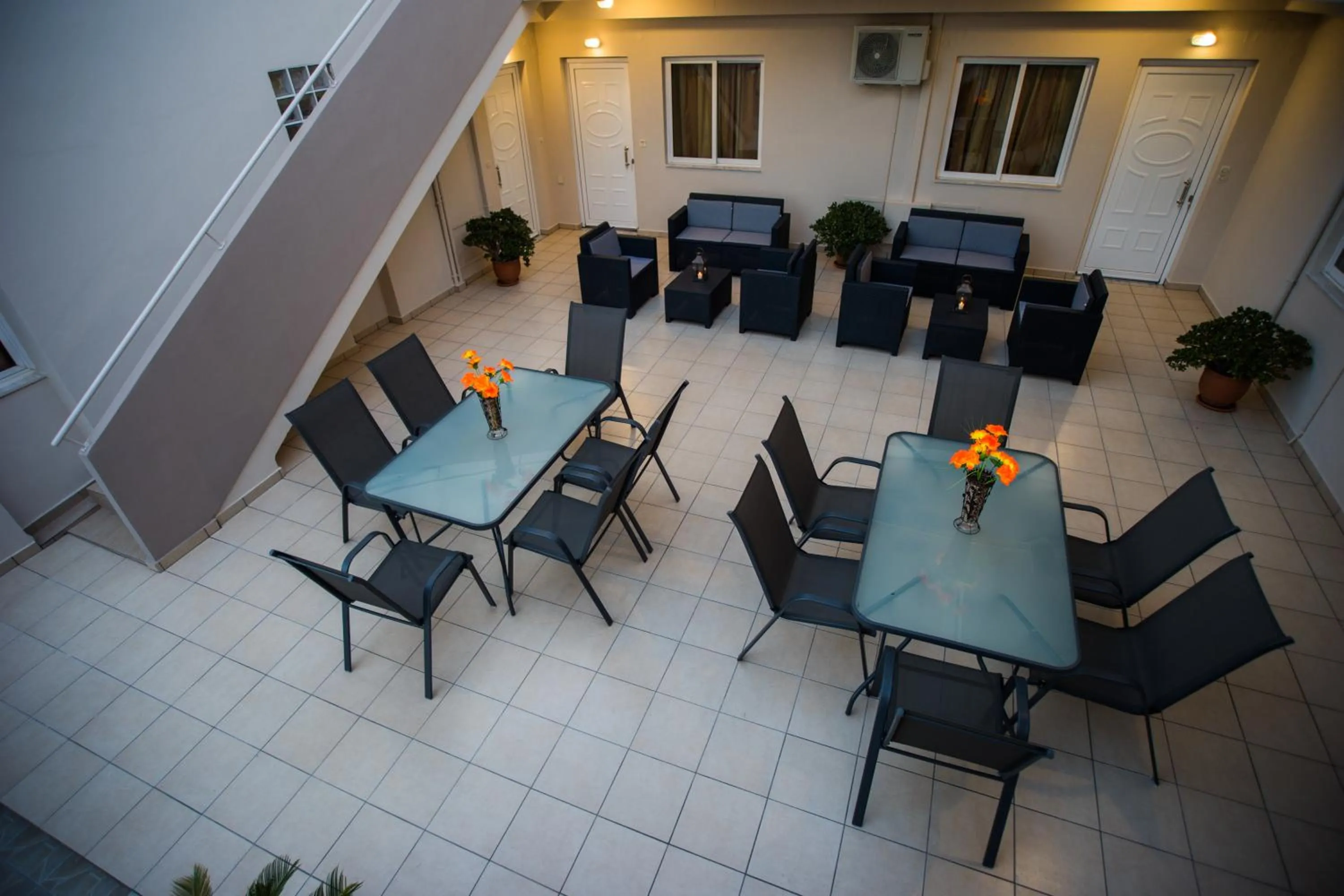 Patio in Naiades Luxury Apartments