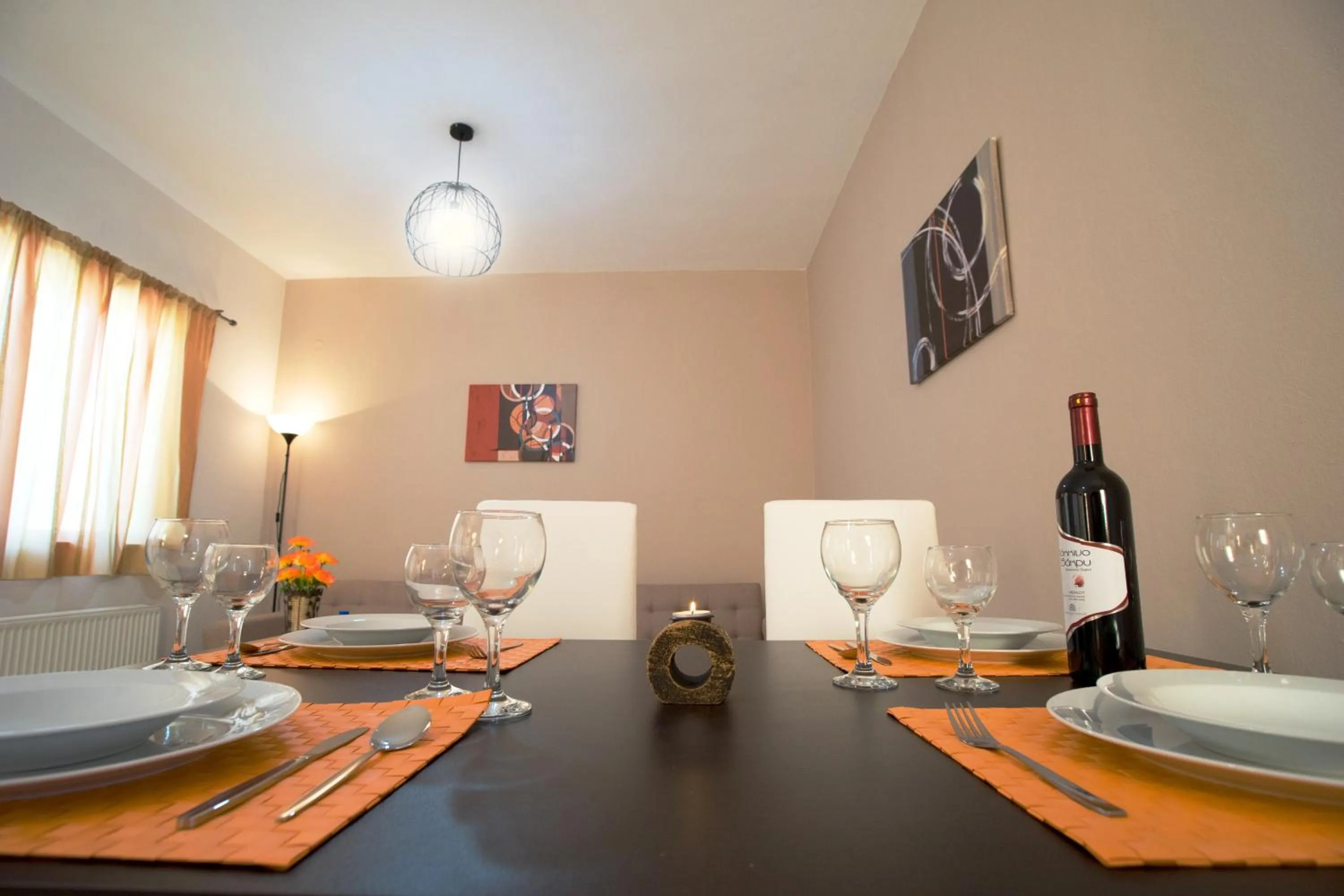 Dining area in Naiades Luxury Apartments
