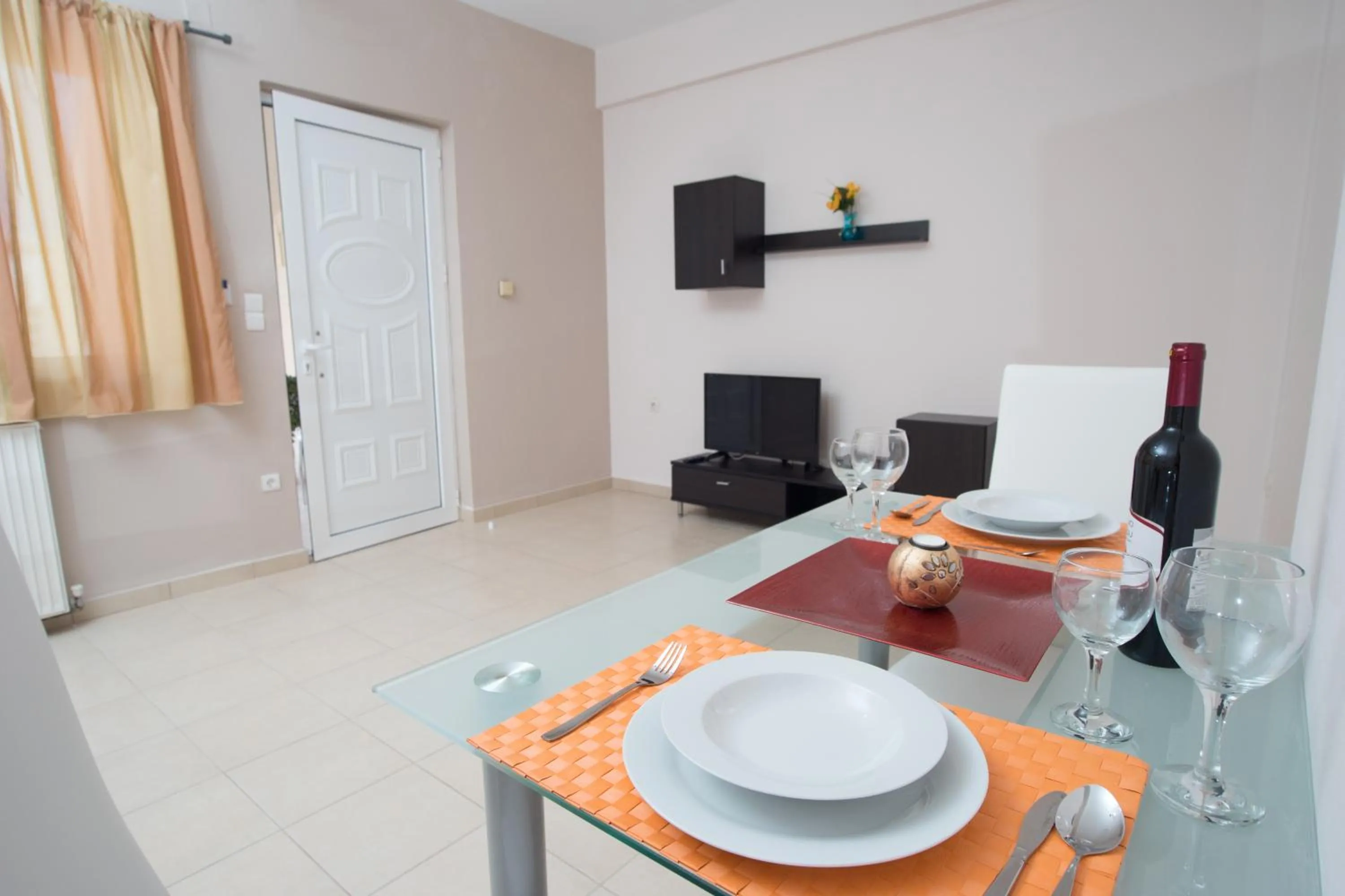 Dining area in Naiades Luxury Apartments