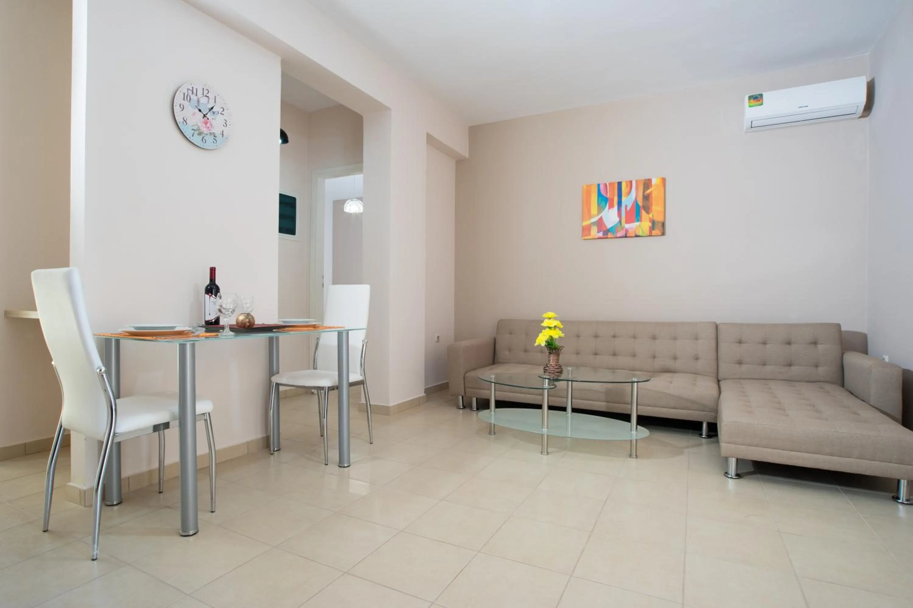 Living room in Naiades Luxury Apartments