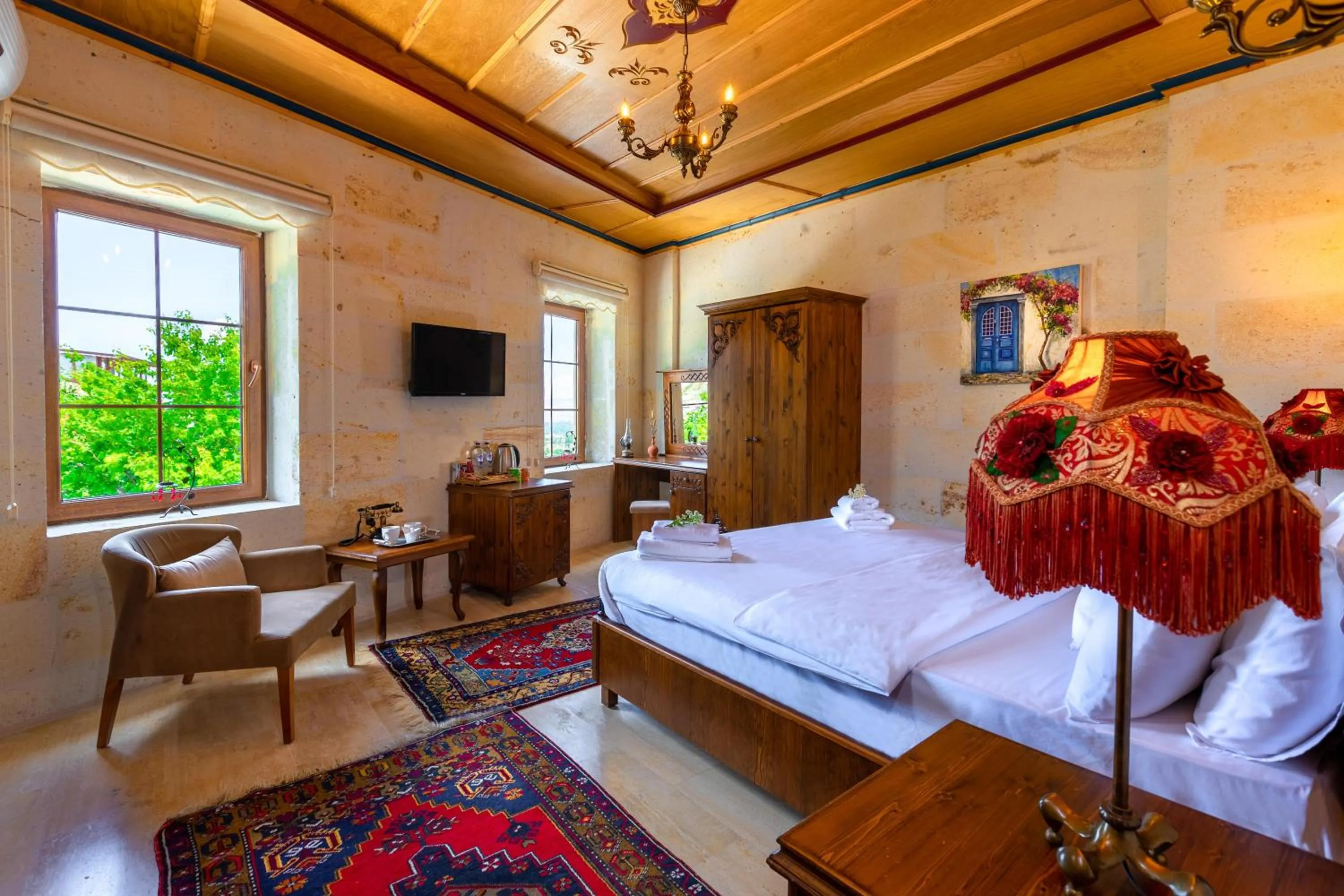 Photo of the whole room, Bed in Esens Stone House