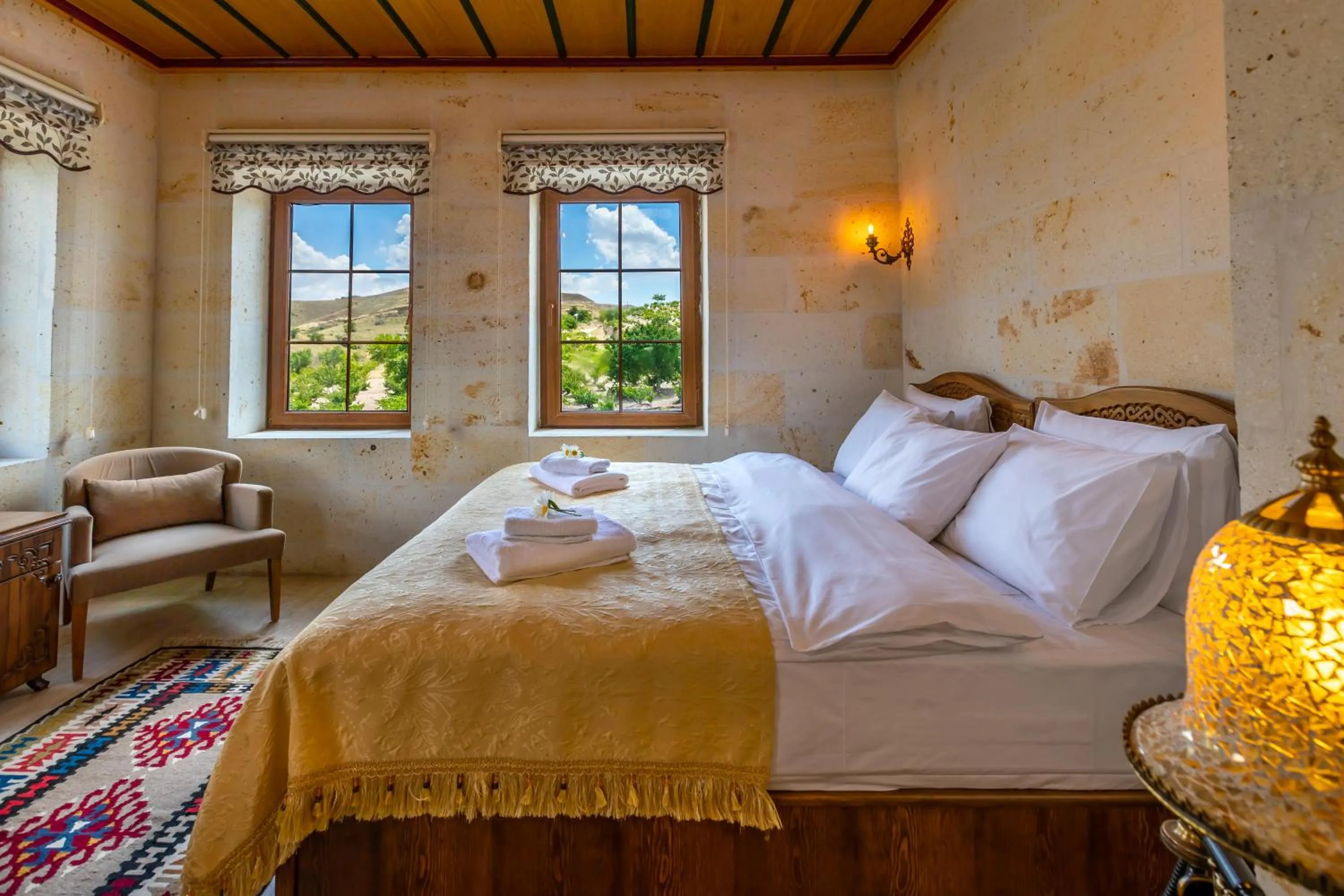 Bed in Esens Stone House