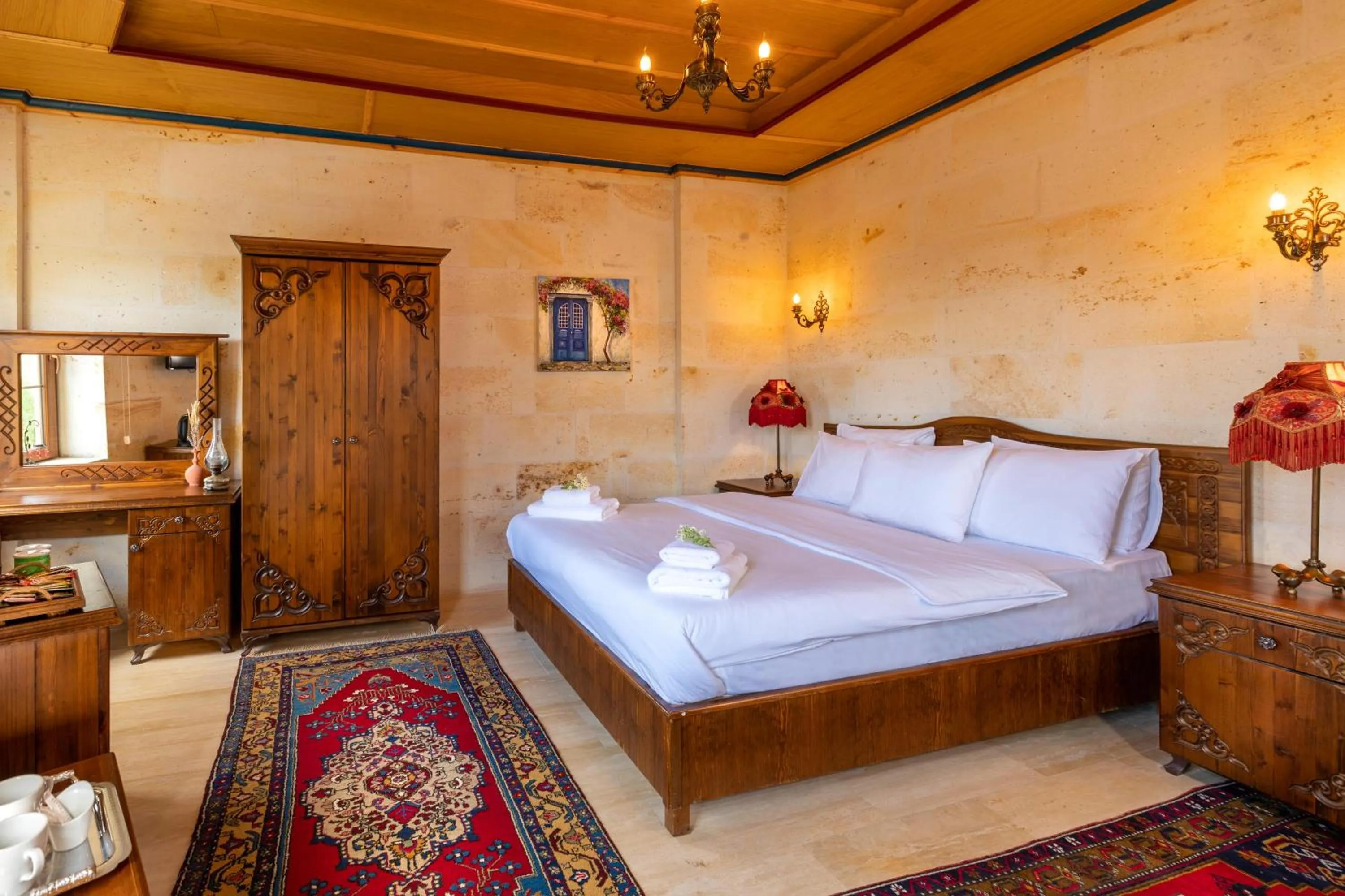 Bed in Esens Stone House