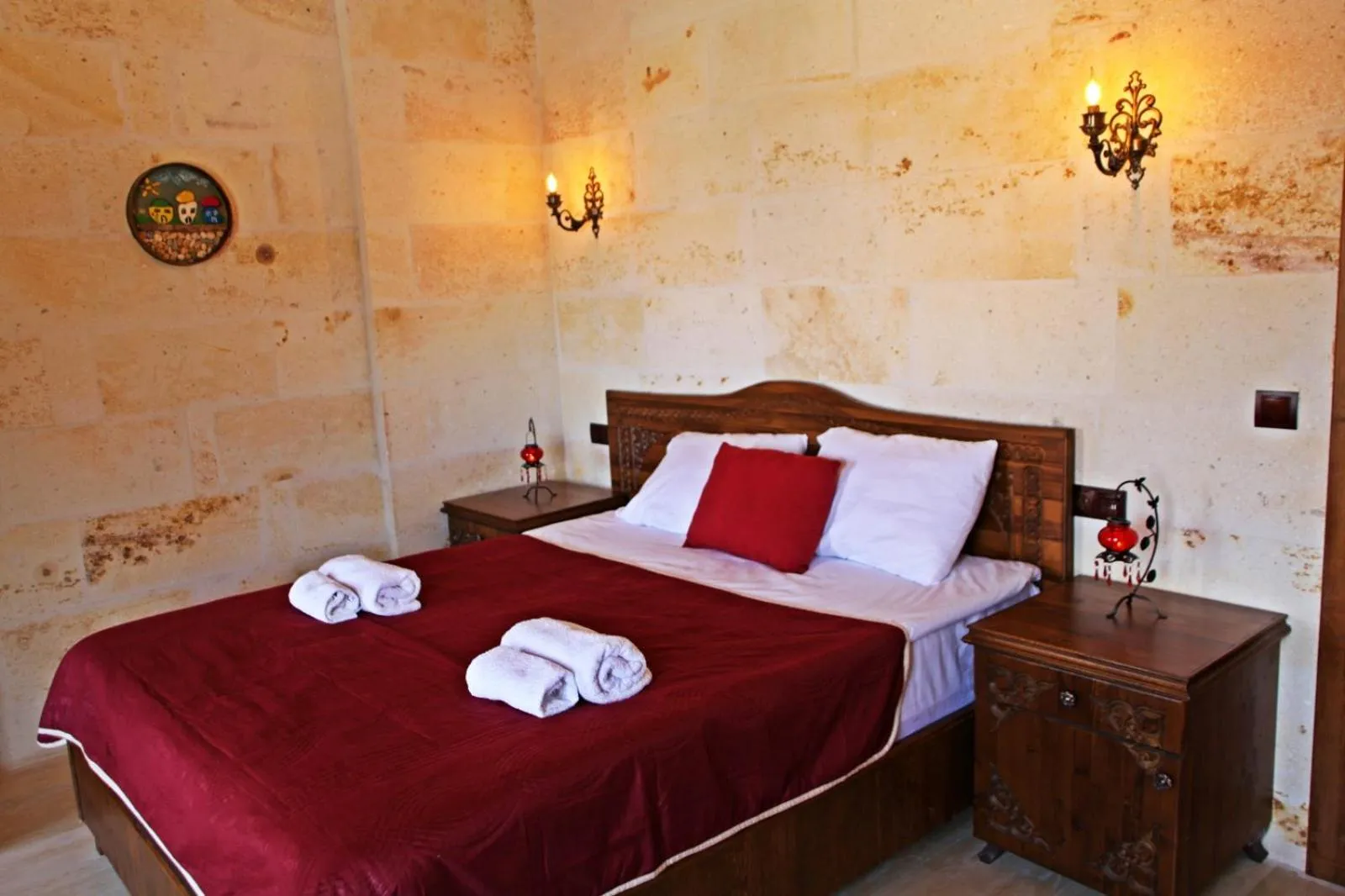 Bed in Esens Stone House