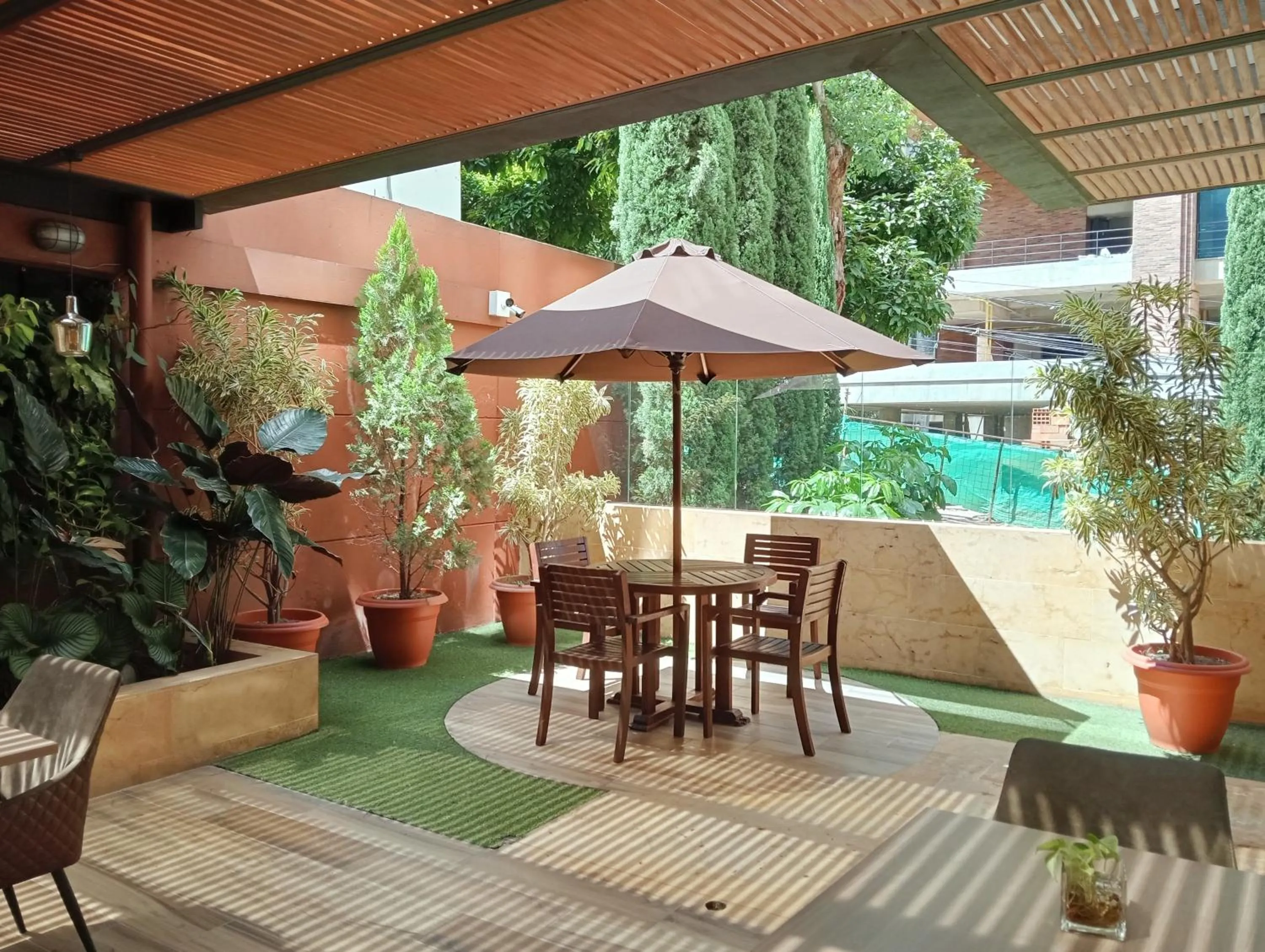 Patio in Hotel Lomas 10 Medellin