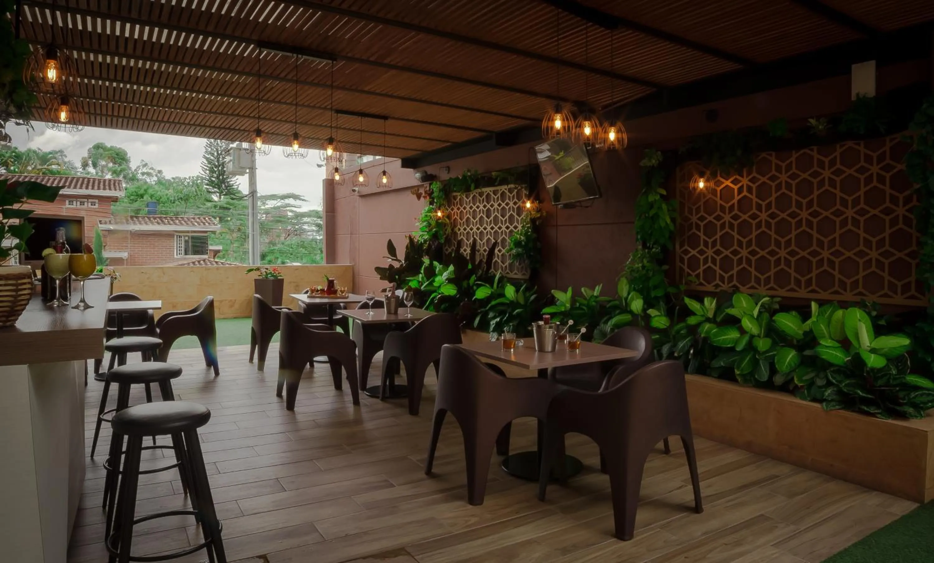 Restaurant/places to eat in Hotel Lomas 10 Medellin