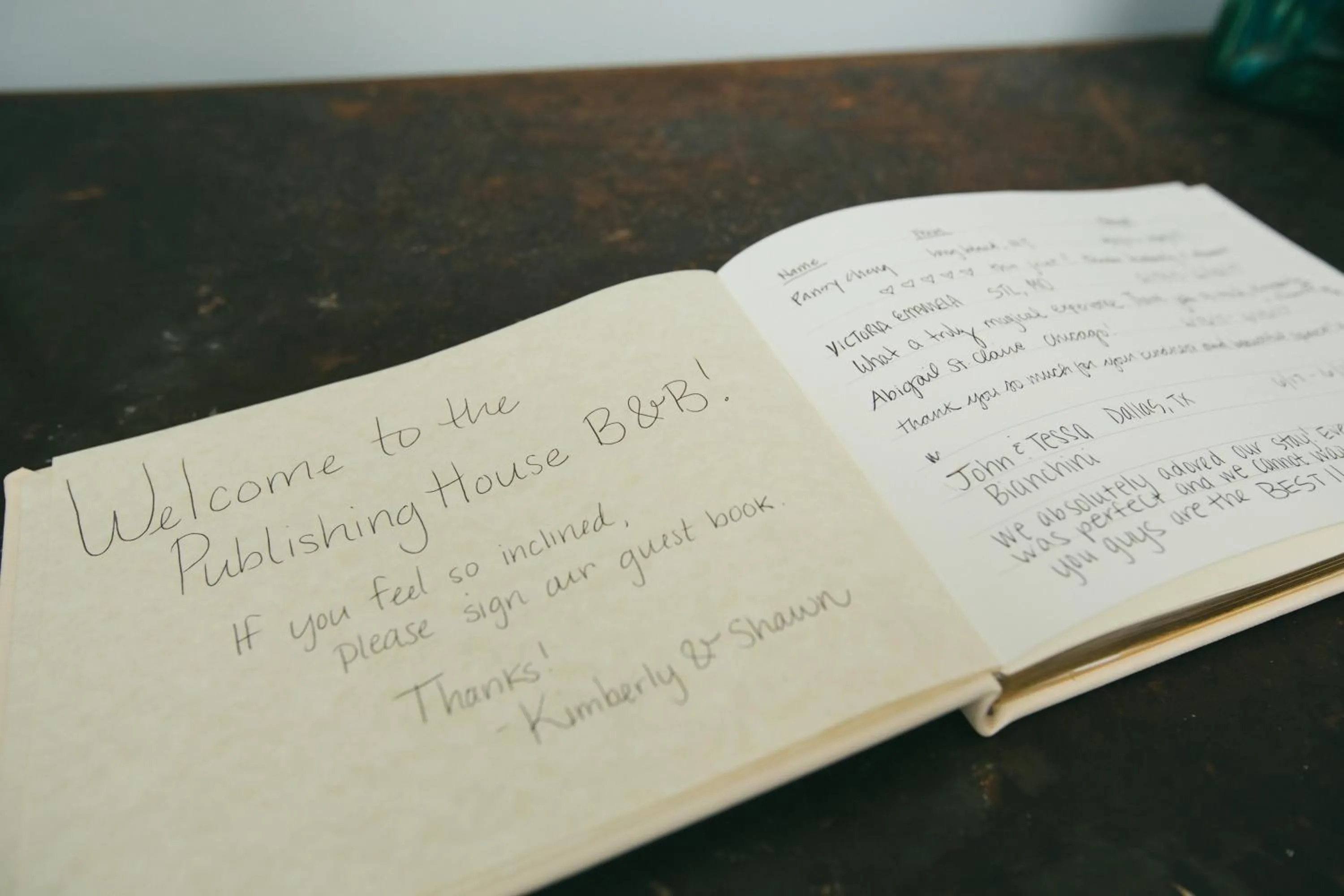 Decorative detail in The Publishing House Bed and Breakfast