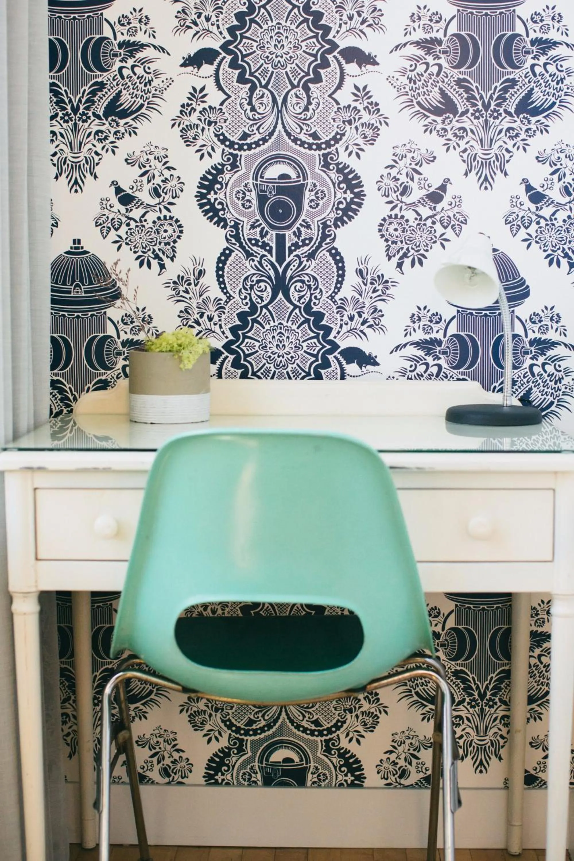 Decorative detail in The Publishing House Bed and Breakfast