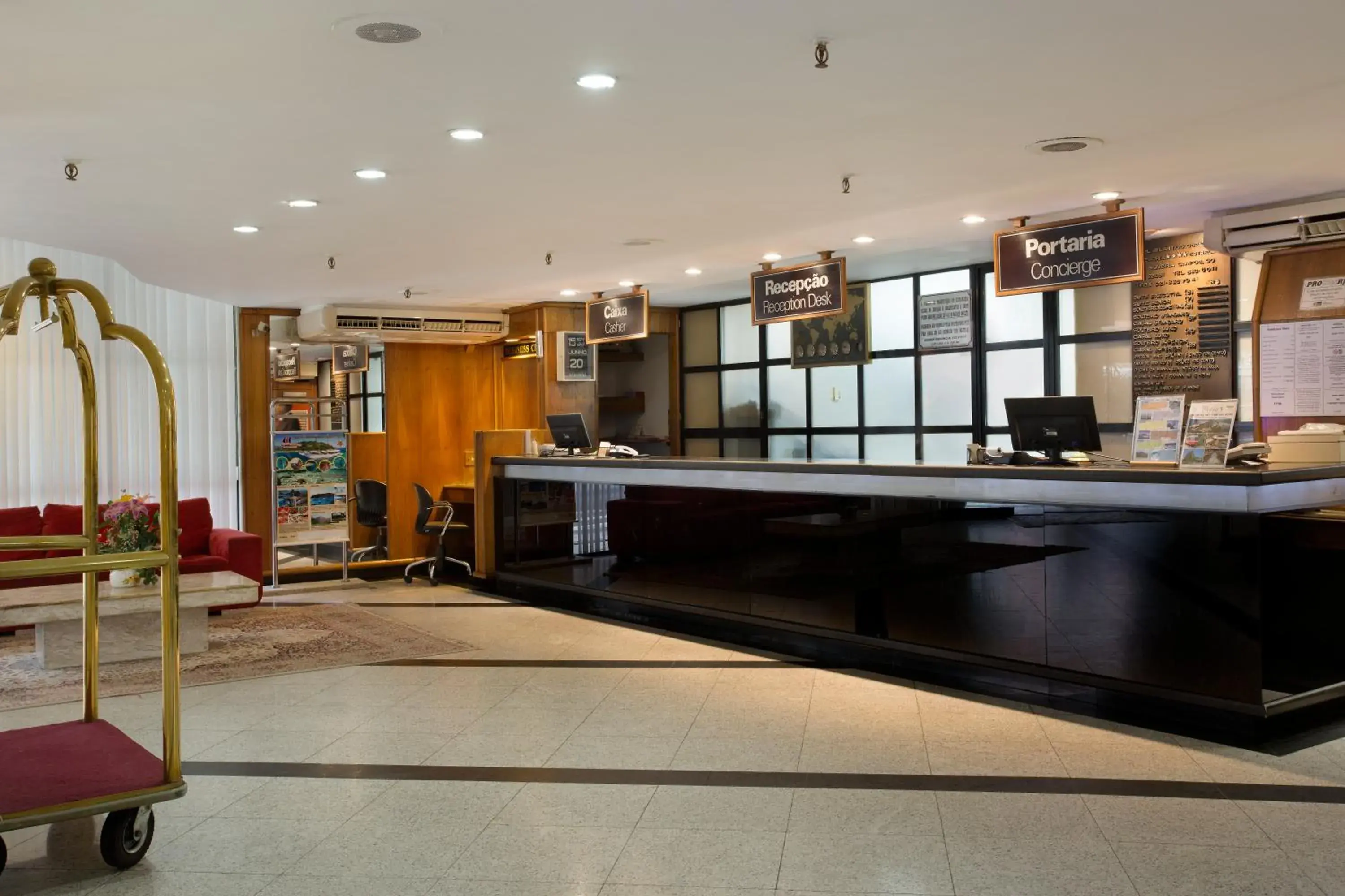 Lobby or reception in Hotel Atlântico Copacabana Lobby or reception in Hotel Atlântico Copacabana