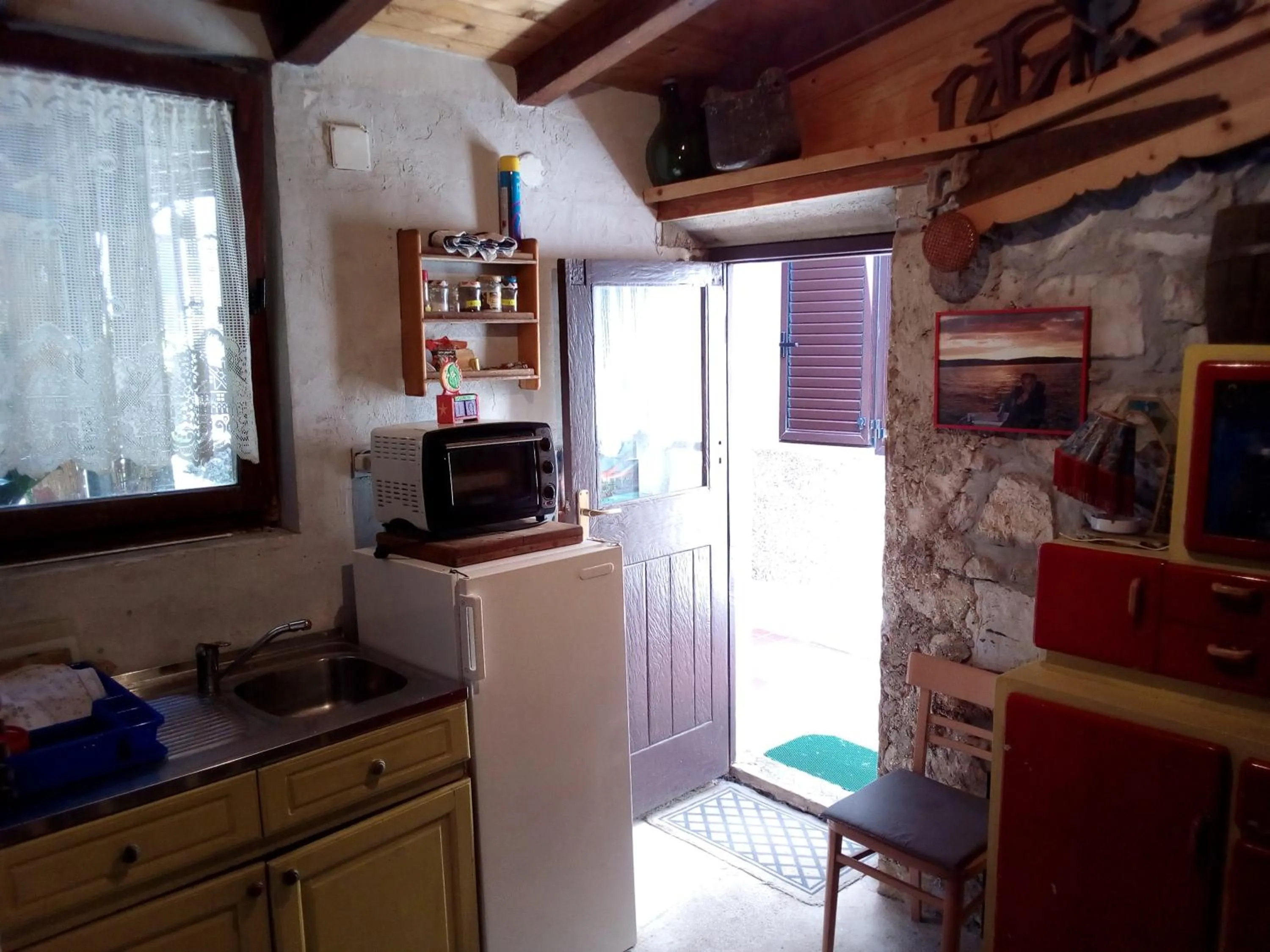 BBQ facilities in Apartman Nadia