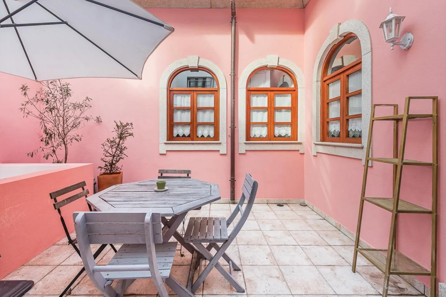 Patio in Praça Guest House