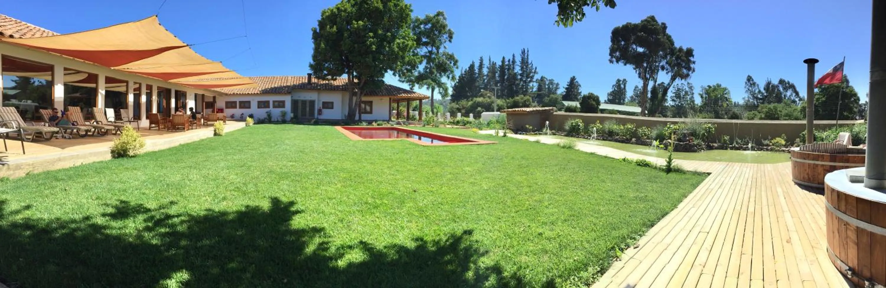 Pool view in Hotel Boutique BC Wine Casablanca