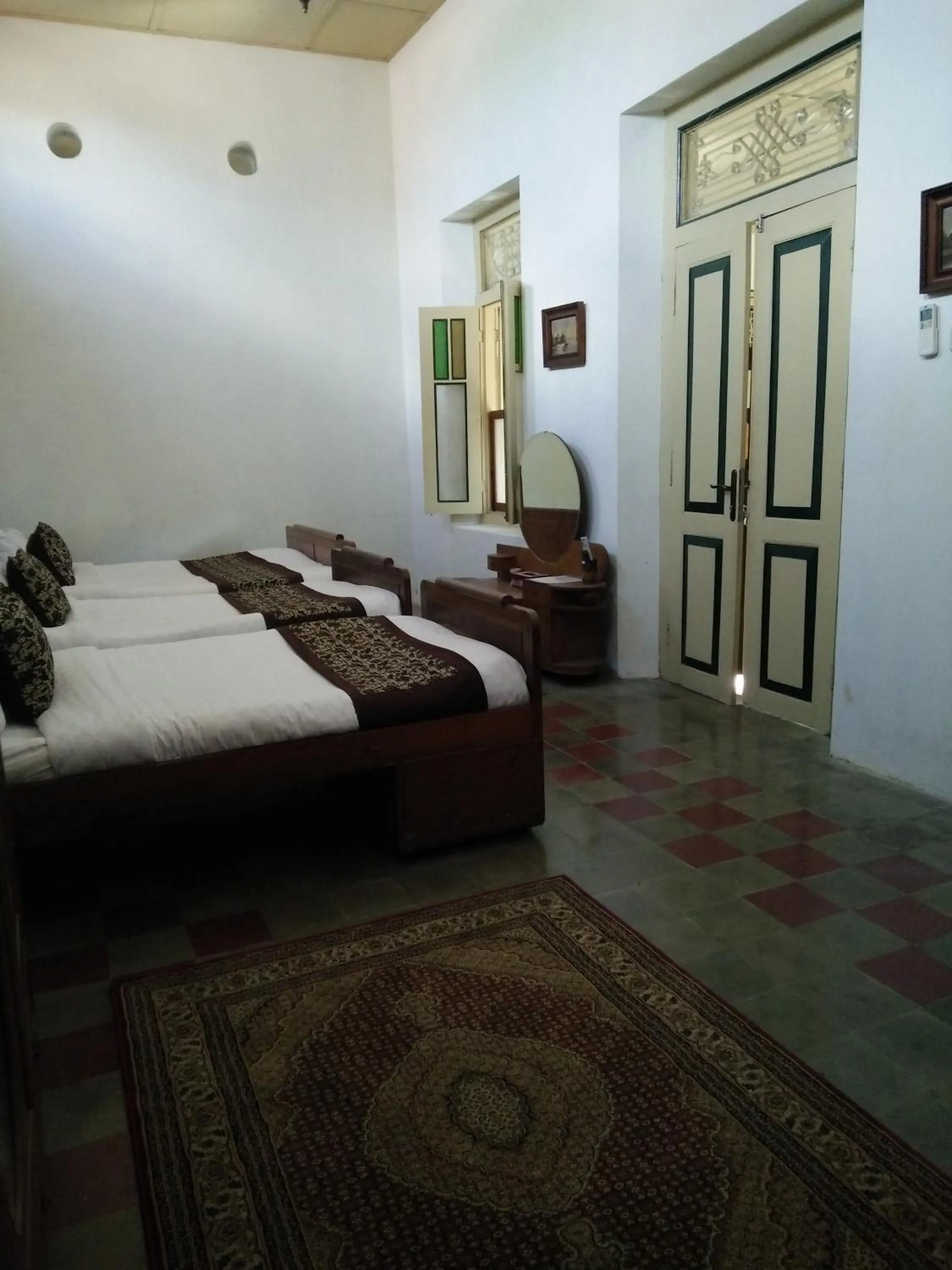 Bedroom, Bed in nDalem Natan Royal Heritage