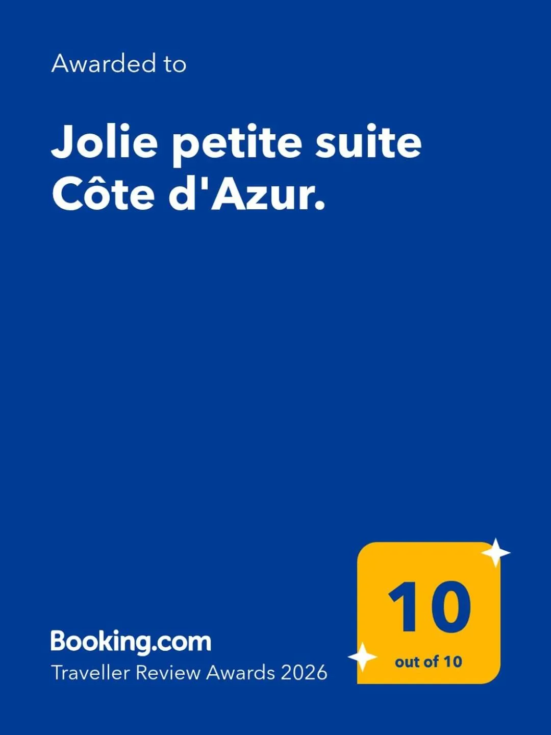 Jolie suite Lalou Côte d'Azur